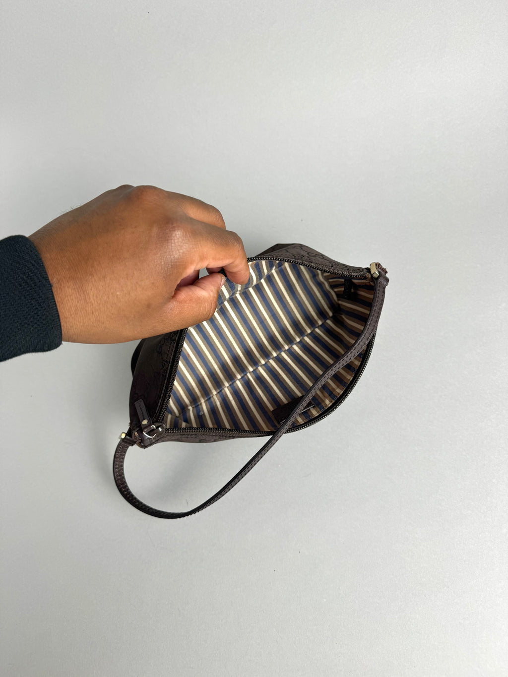 Gucci Boat Monogram Pochette