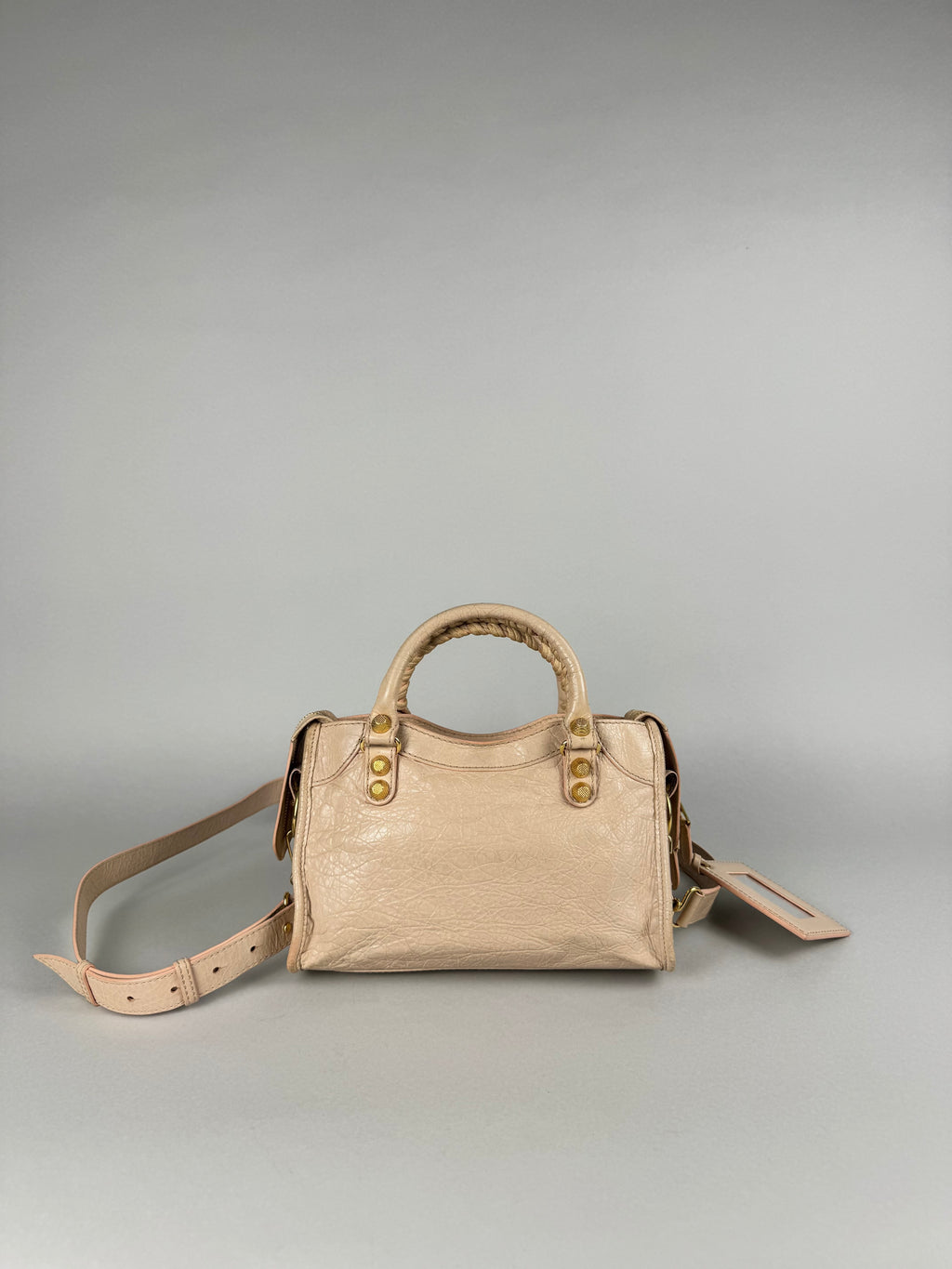 Balenciaga Agneau Mini City Leather