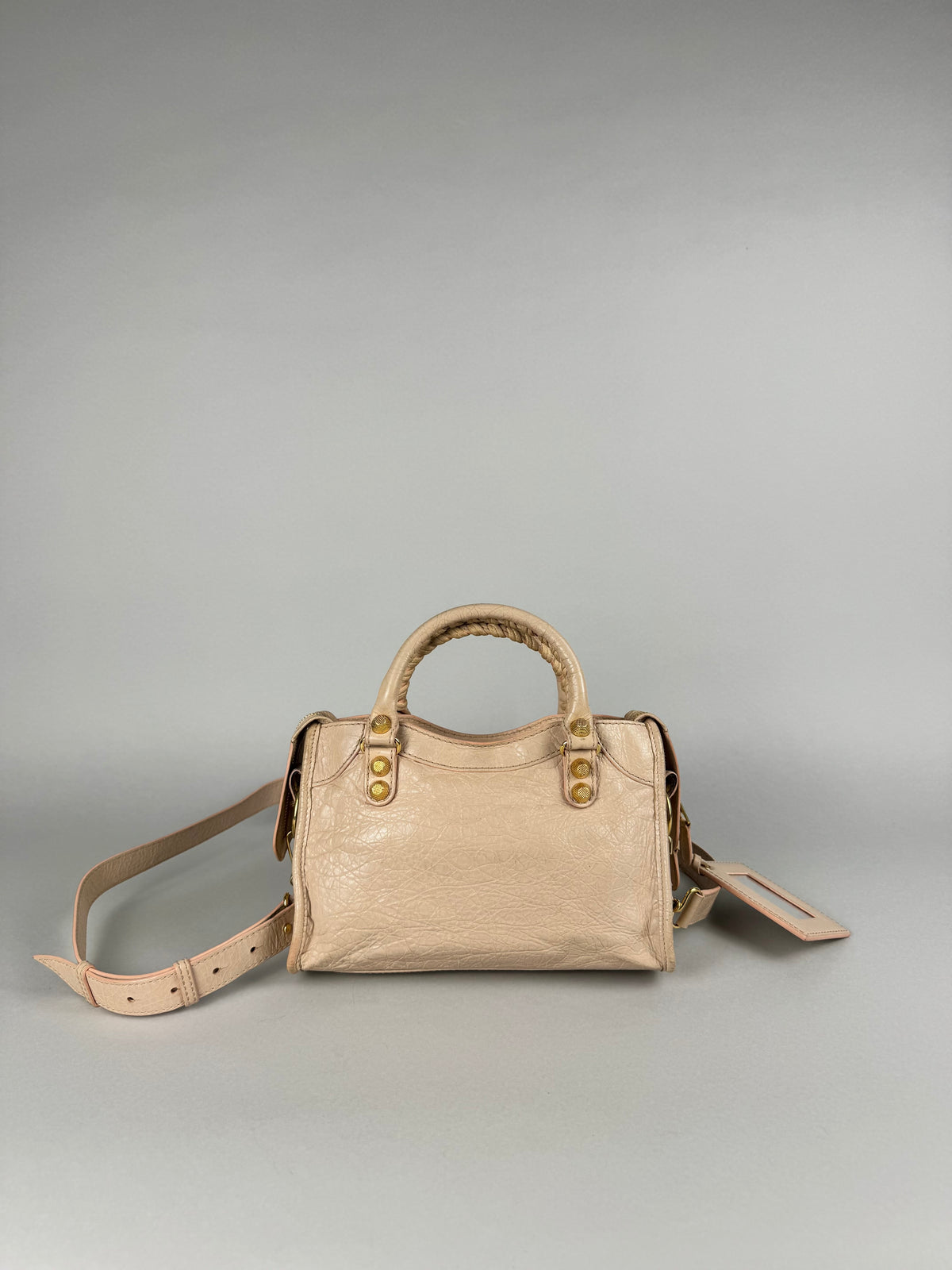Balenciaga Agneau Mini City Leather