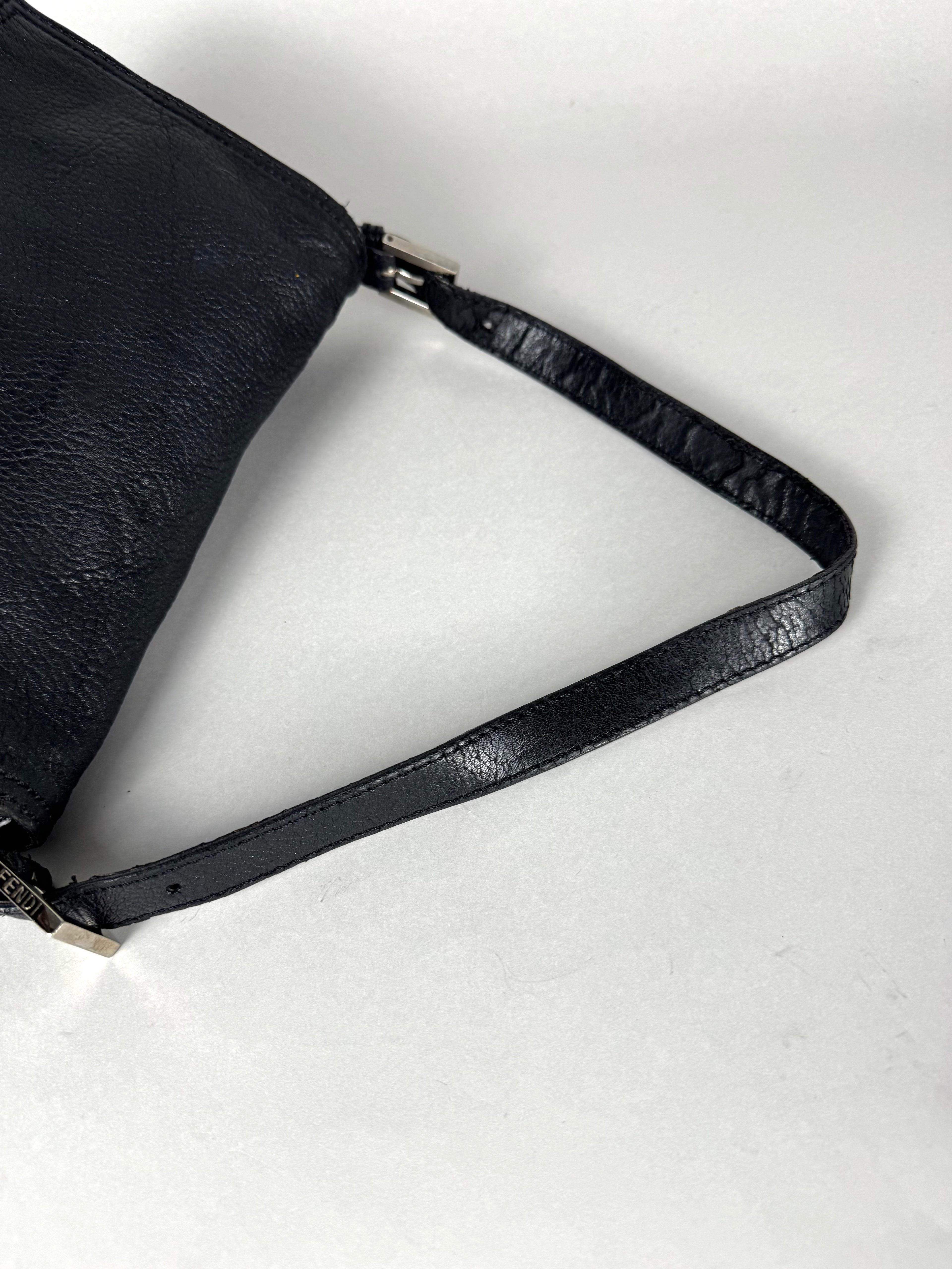 Fendi Mama Baguette Black Leather