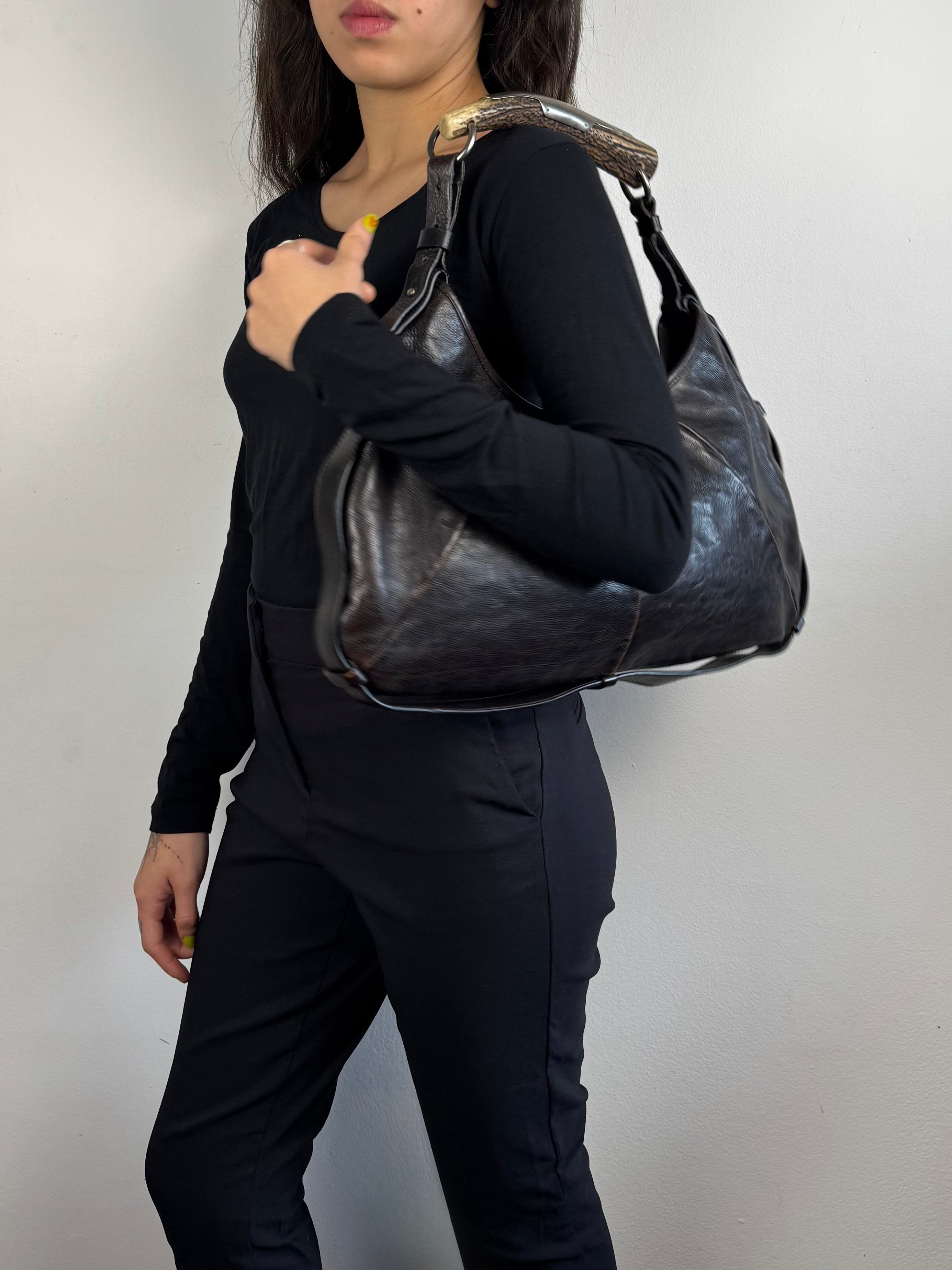 Yves Saint Laurent Mombasa Leather Brown
