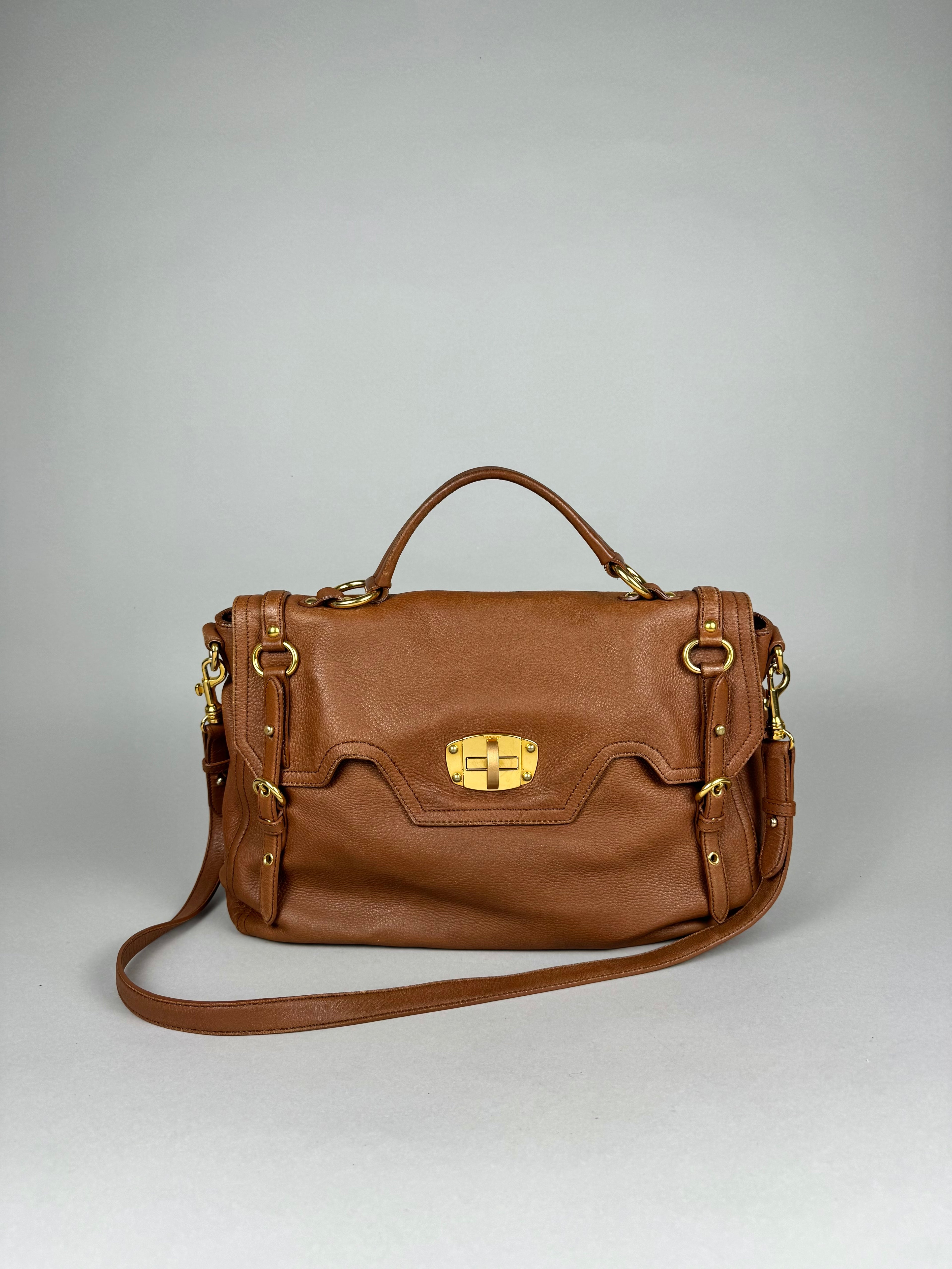 Miu Miu Paloma Top Cervo Leather