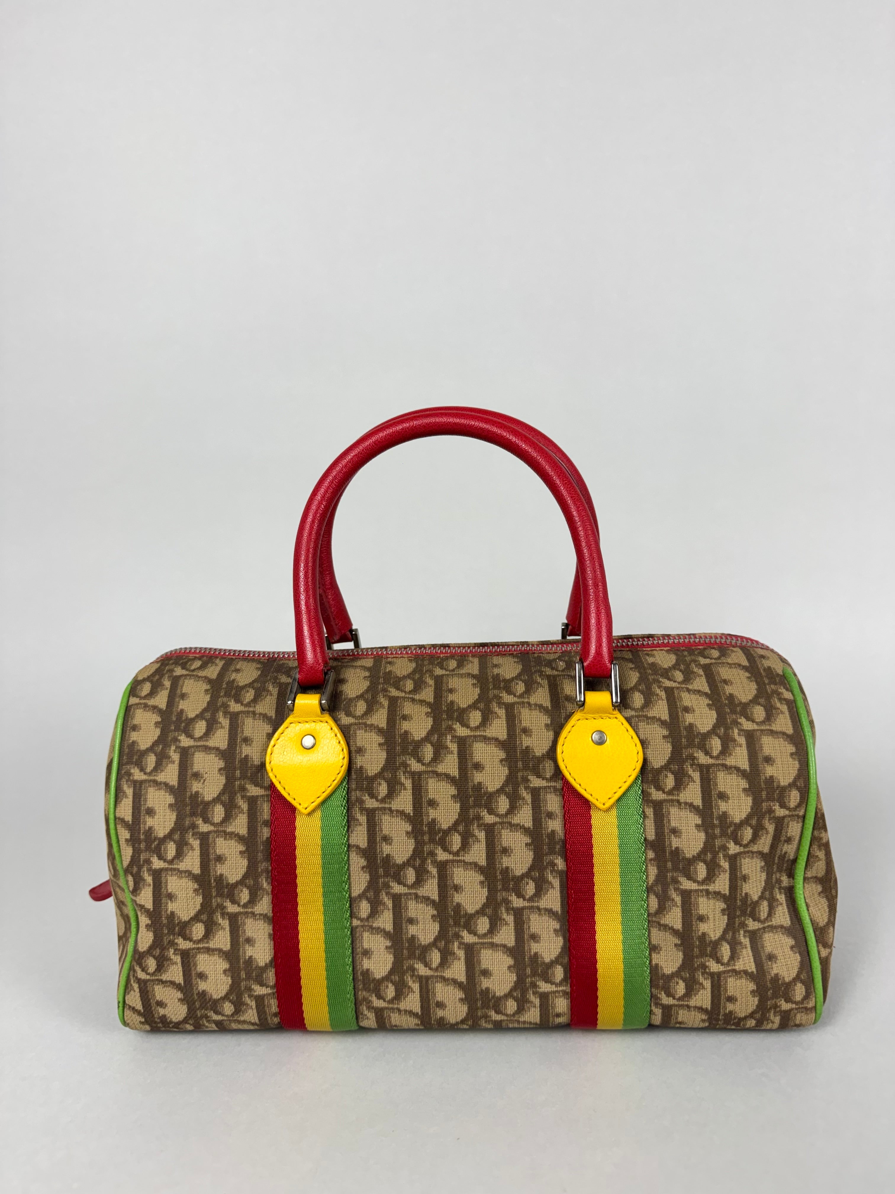 Christian Dior Monogram Rasta Boston