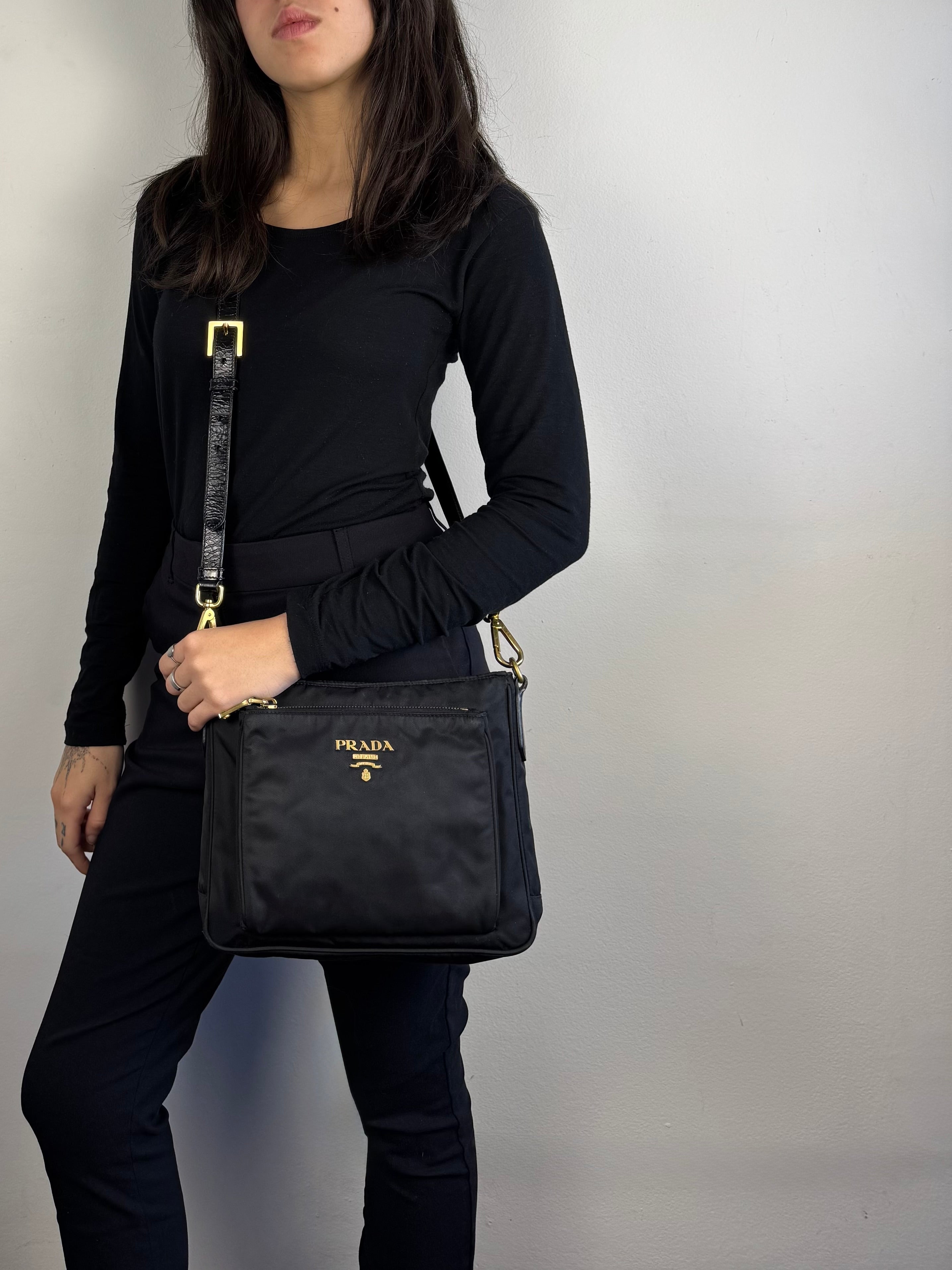 Prada Black Nylon Crossbody