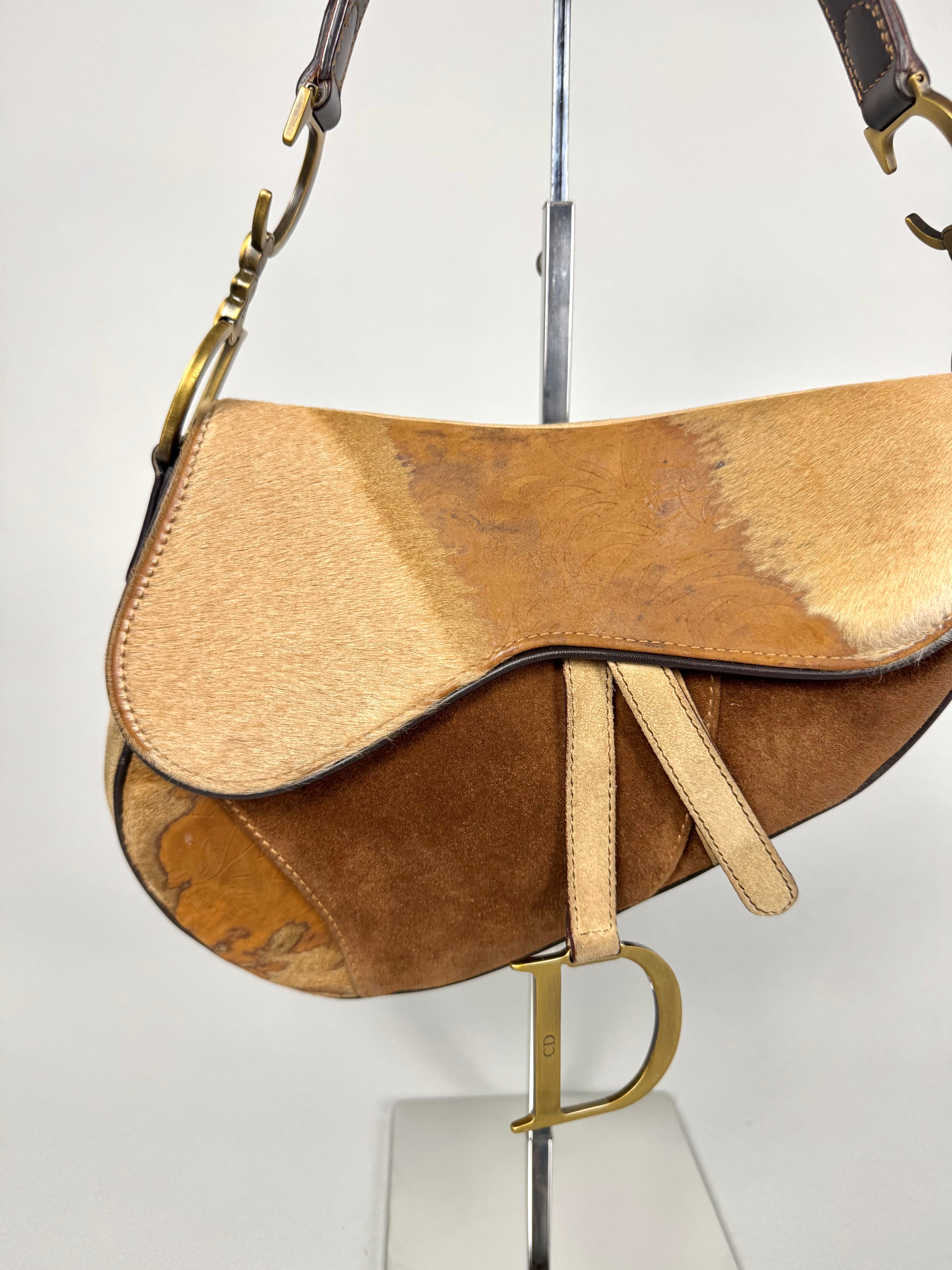 Christian Dior Pony Hair Saddle