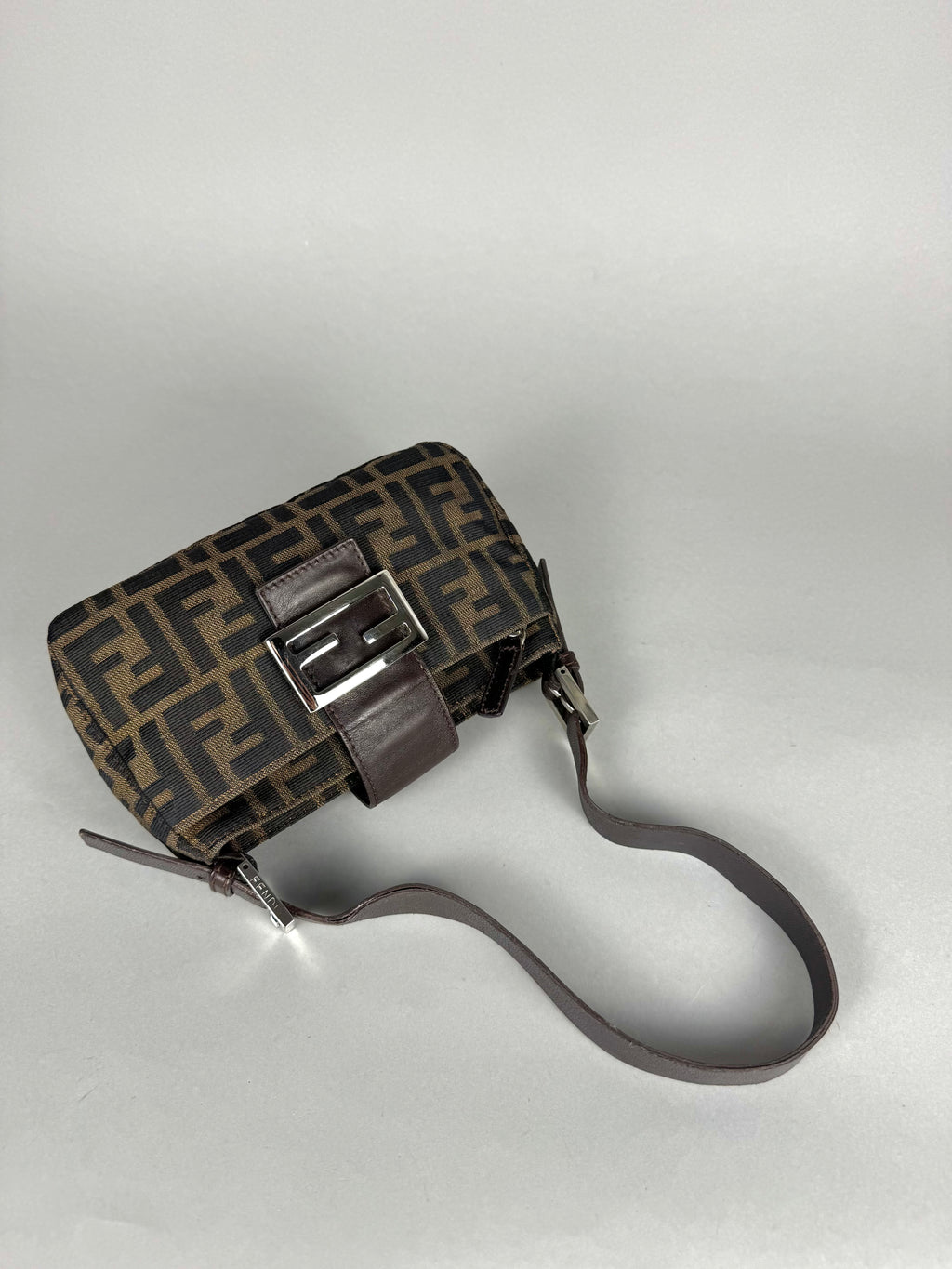 Fendi Mini Mama Baguette Monogram Zucca