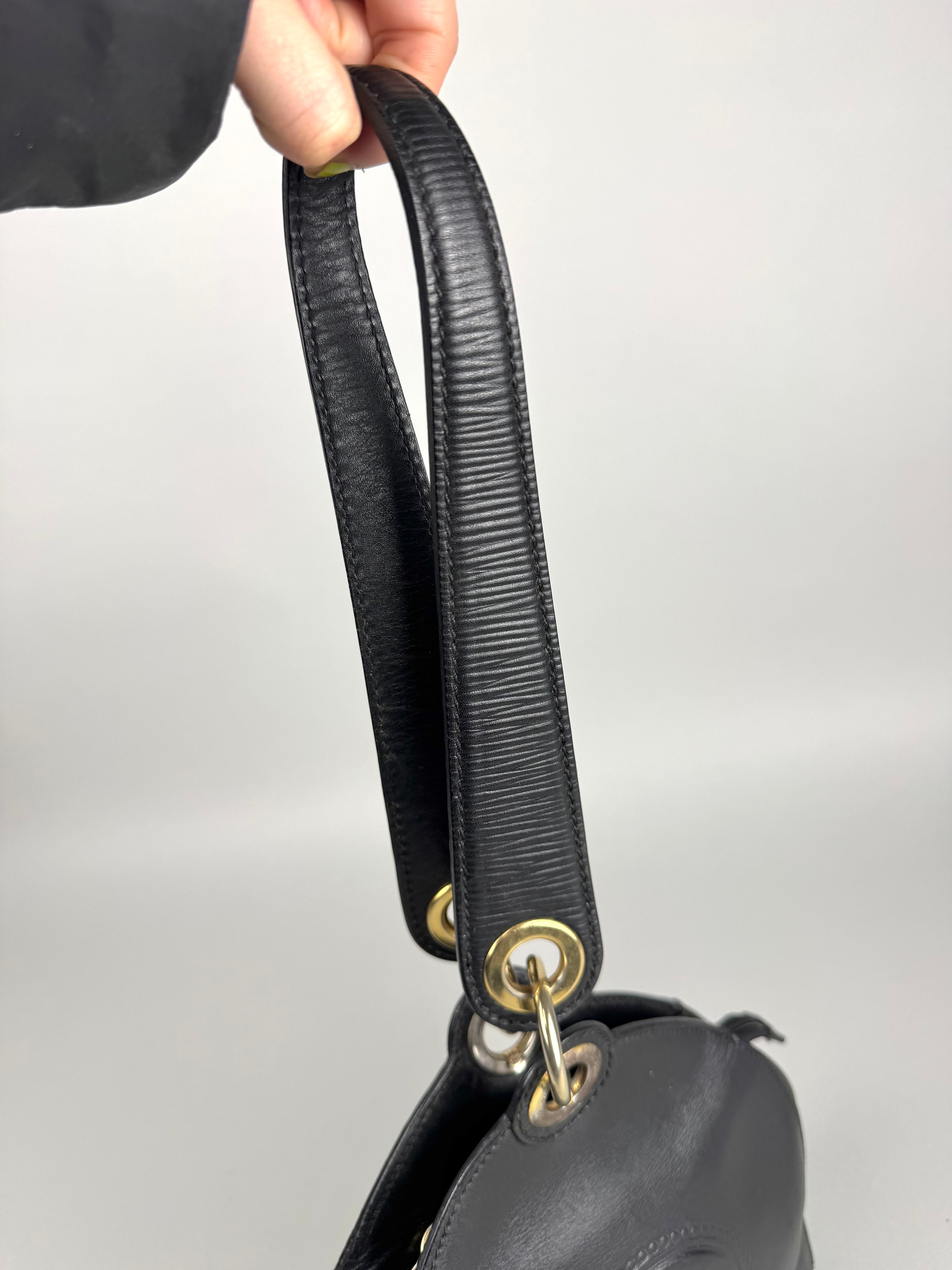 Fendi Janus Leather Black