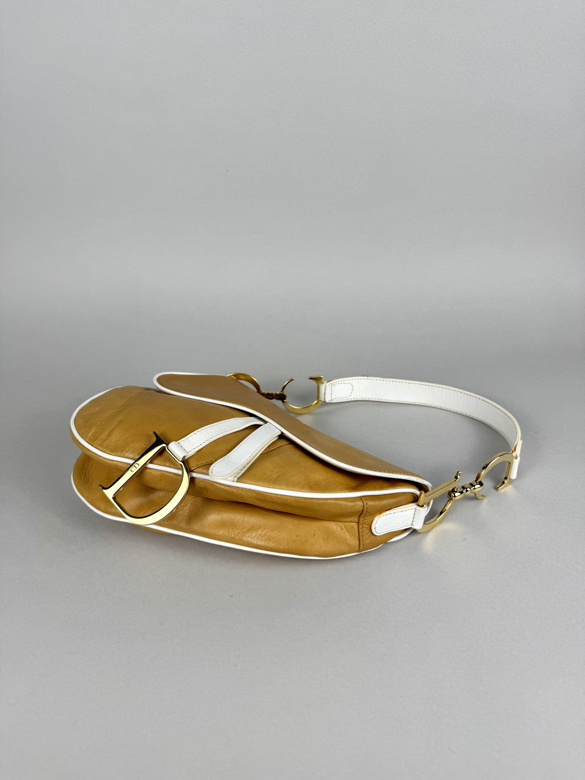 Christian Dior Saddle Brown & White SS06