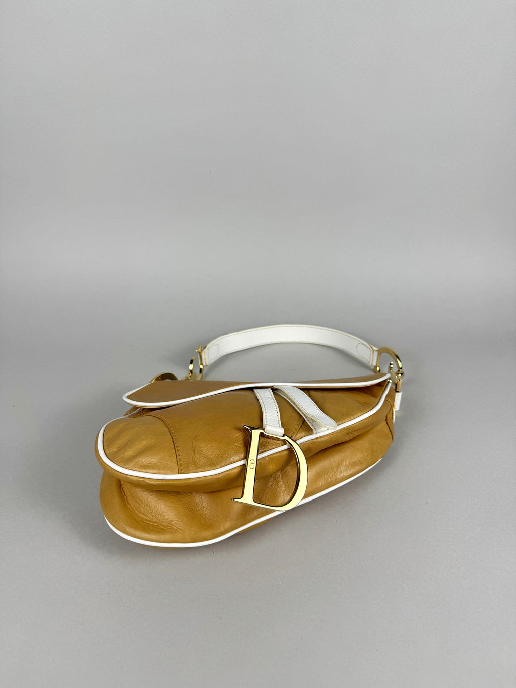 Christian Dior Saddle Brown & White SS06