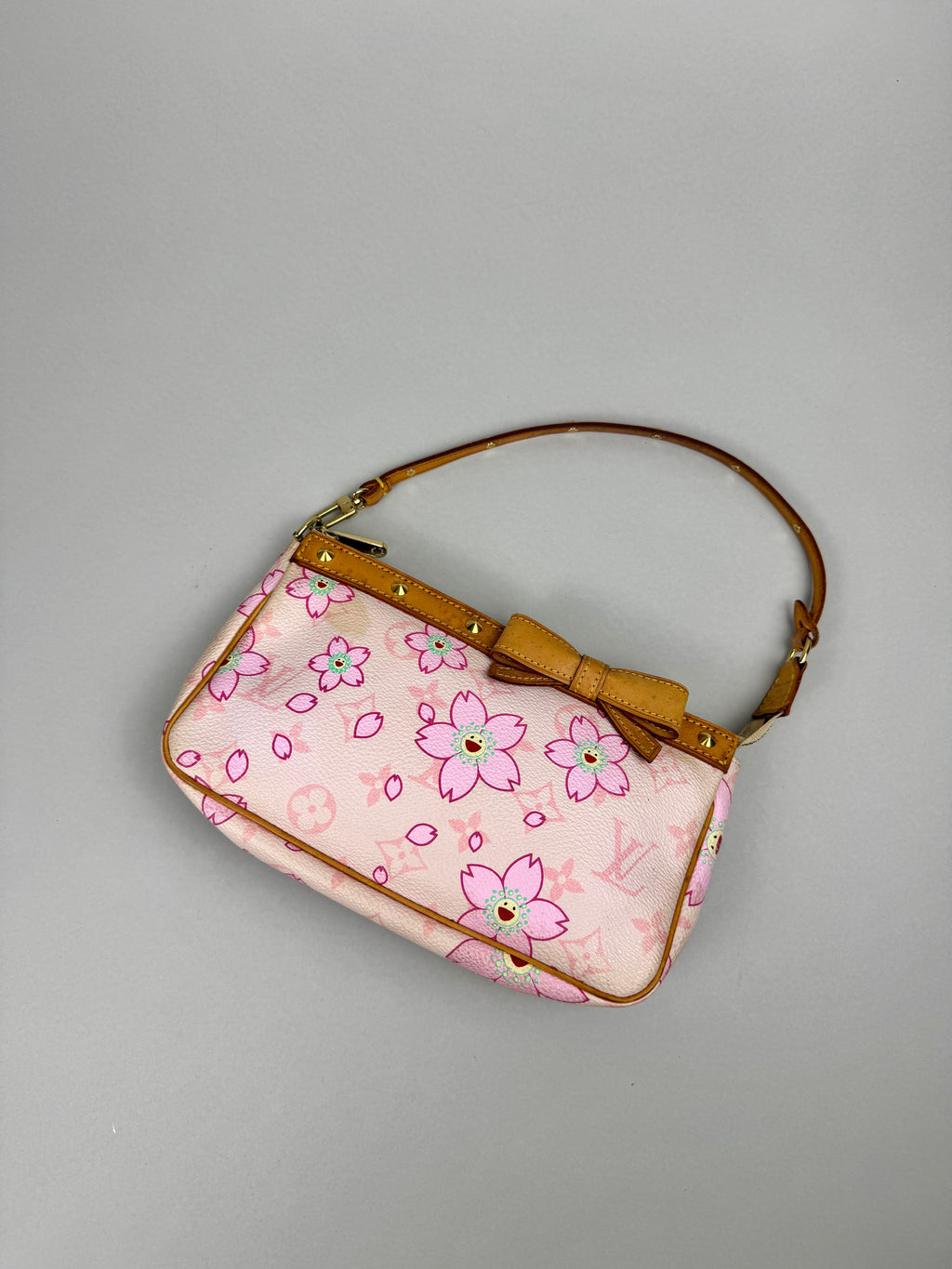 Louis Vuitton Pink Pochette Blossom Murakami