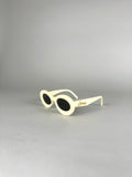 Loewe Loop Oversized Round Frame White Sunglasses