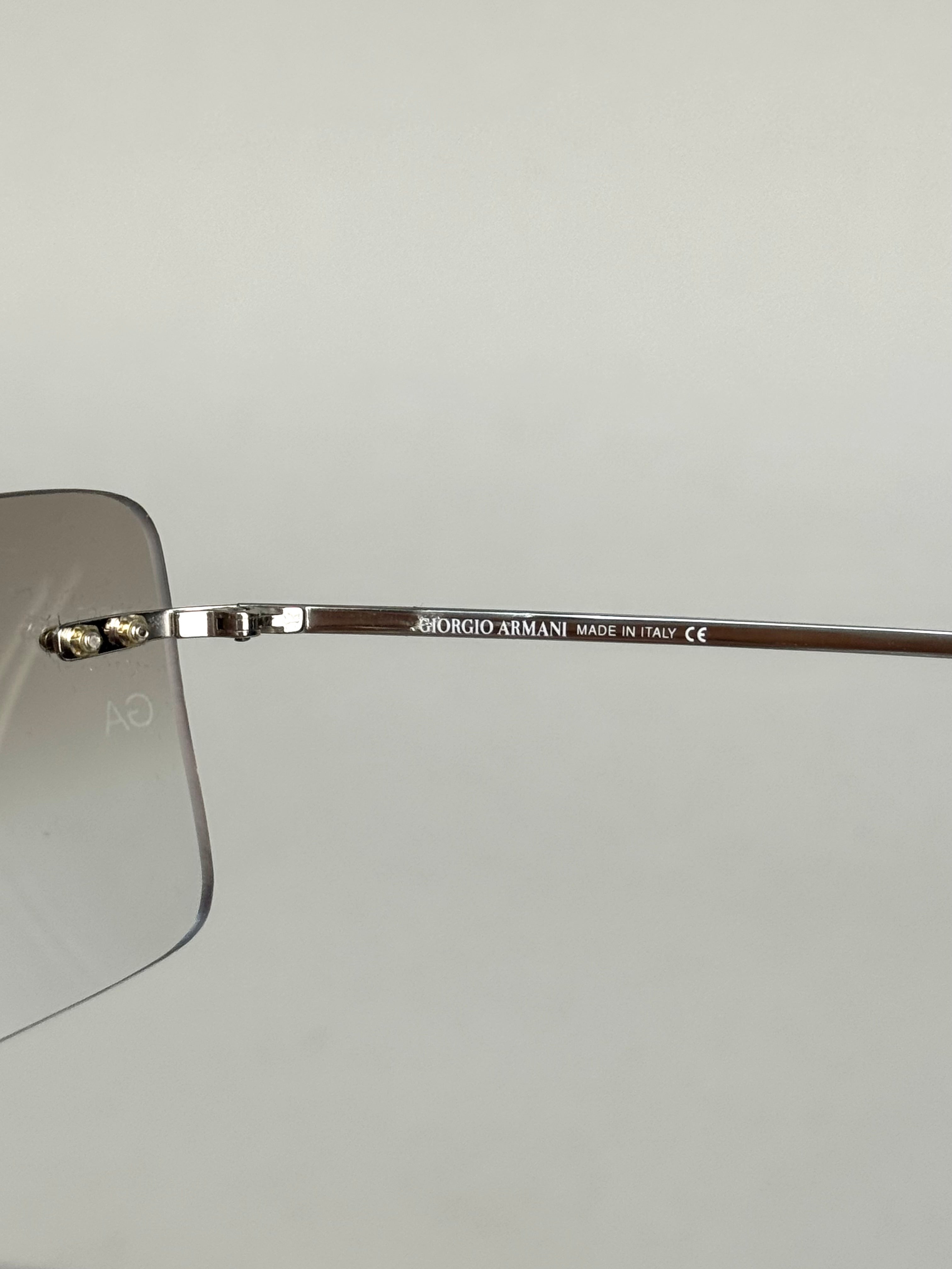 Giorgio Armani Transparent Sunglasses 00s