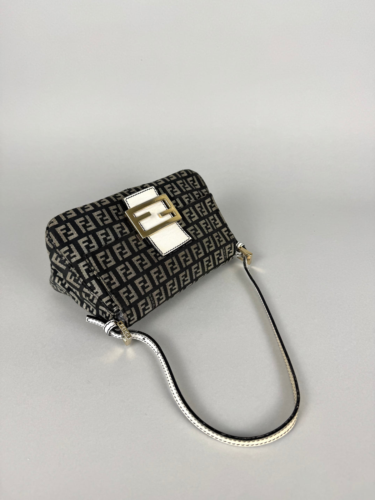 Fendi Monogram Canvas Mini Mama Baguette