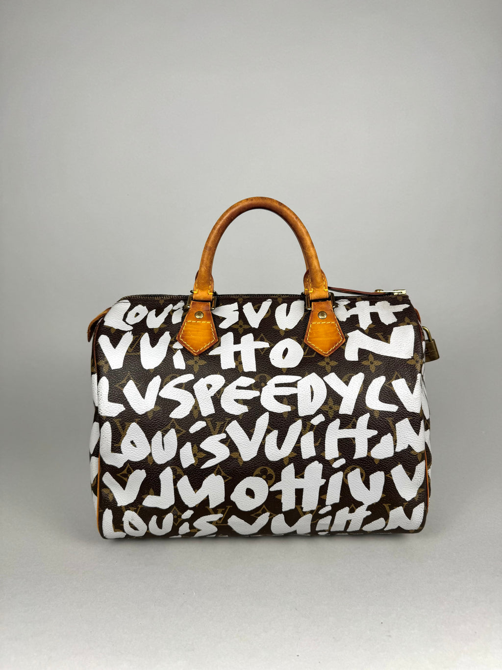 Louis Vuitton Speedy 30 Grafitti White Stephen Sprouse