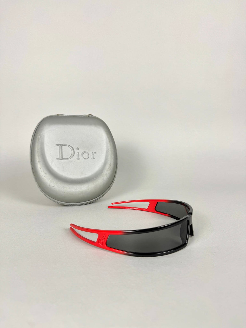 Christian Dior Red and Black Bandage 1 Sunglasses
