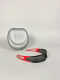 Christian Dior Red and Black Bandage 1 Sunglasses