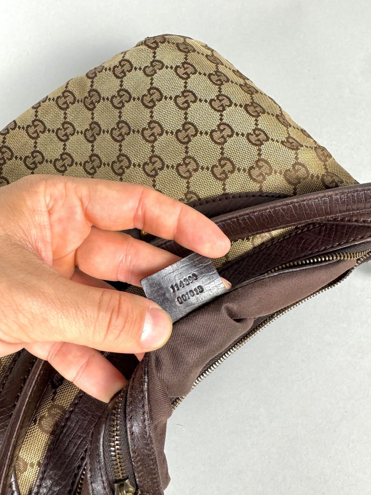 Gucci Monogram Horsebit Shoulder