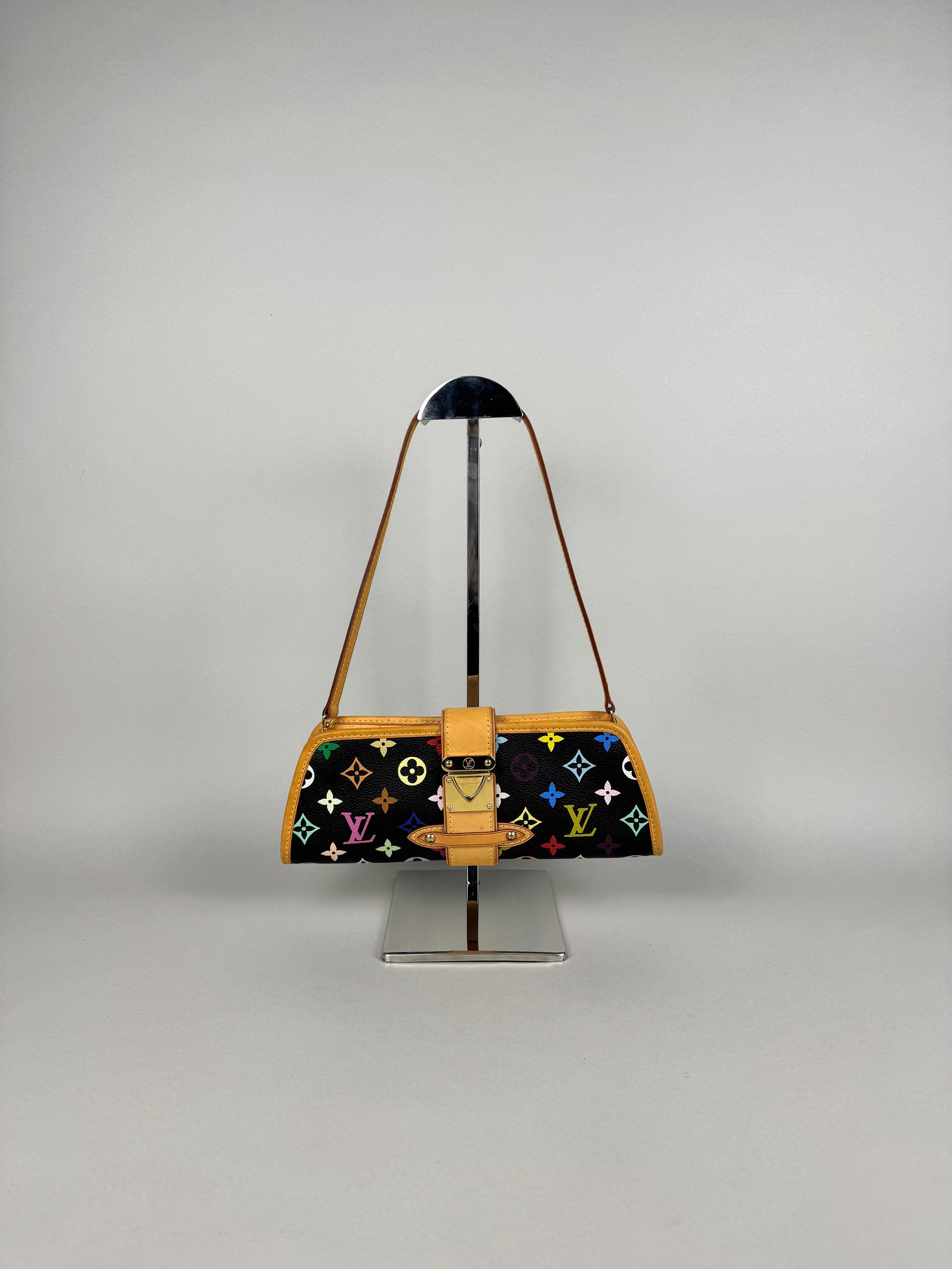 Louis Vuitton Shirley Monogram Multicolor Black