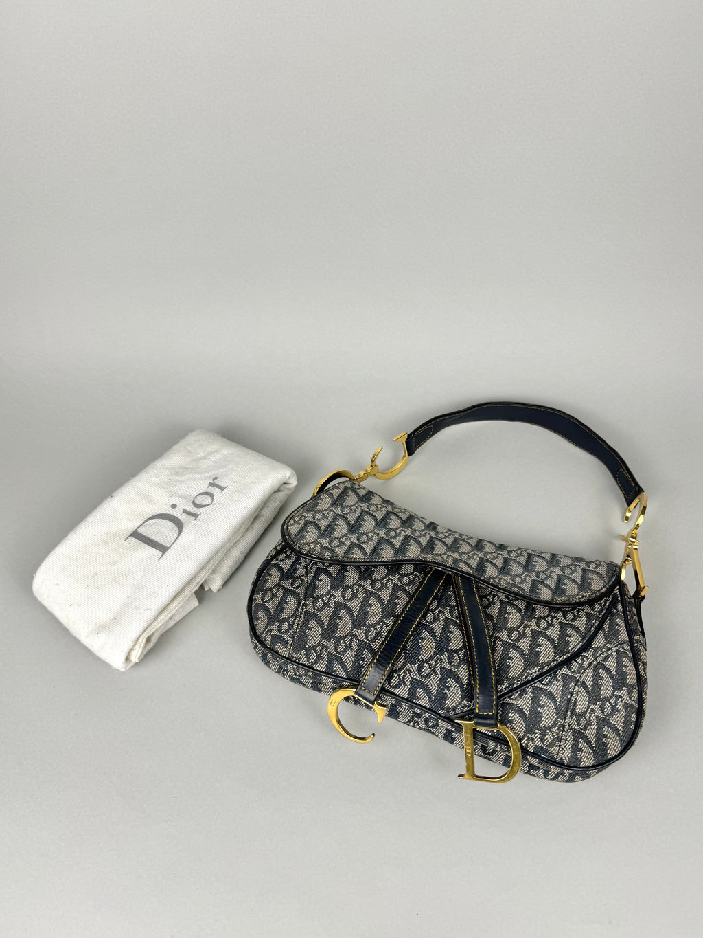 Christian Dior Double Saddle Monogram Oblique