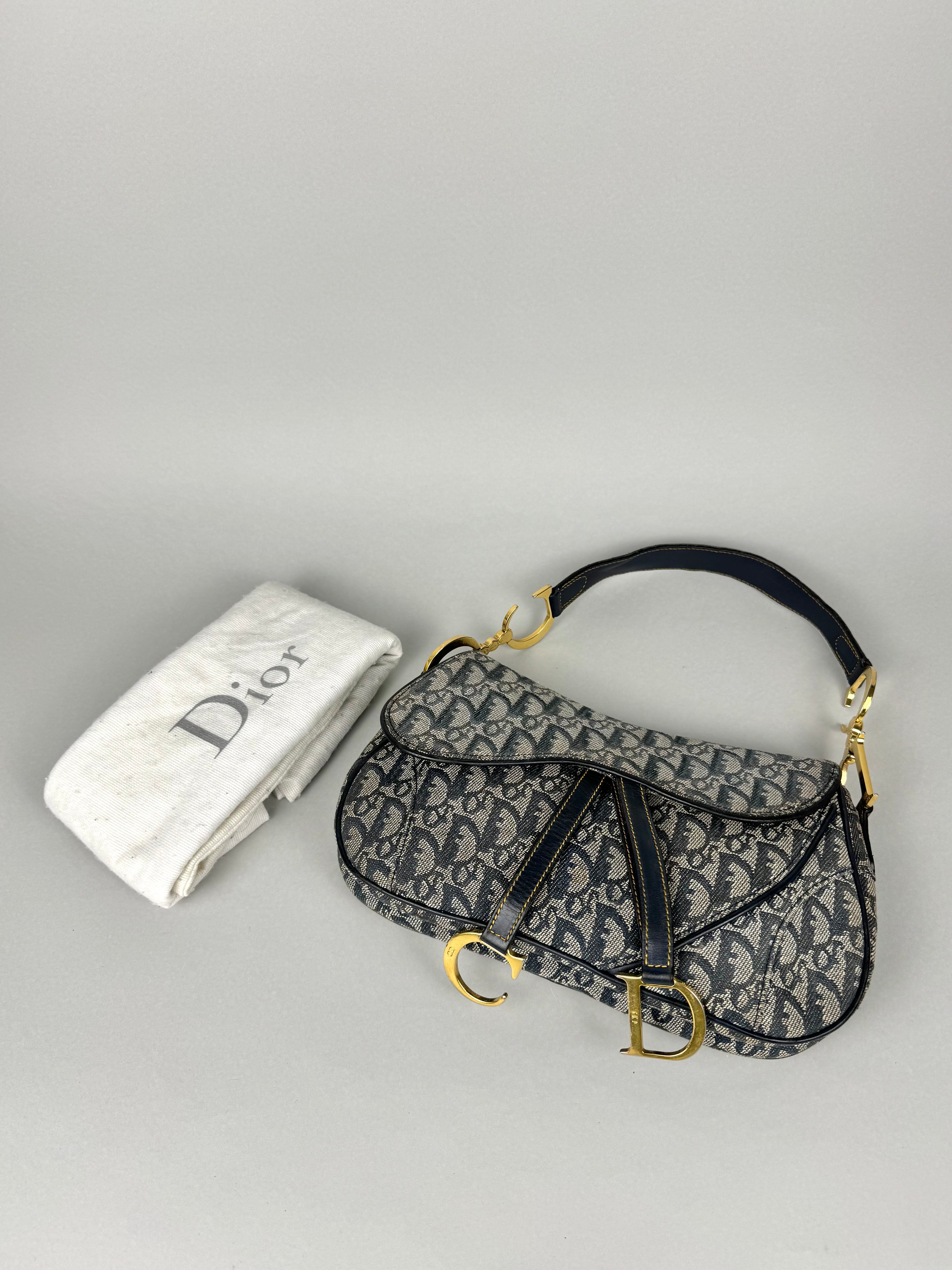 Christian Dior Double Saddle Monogram Oblique