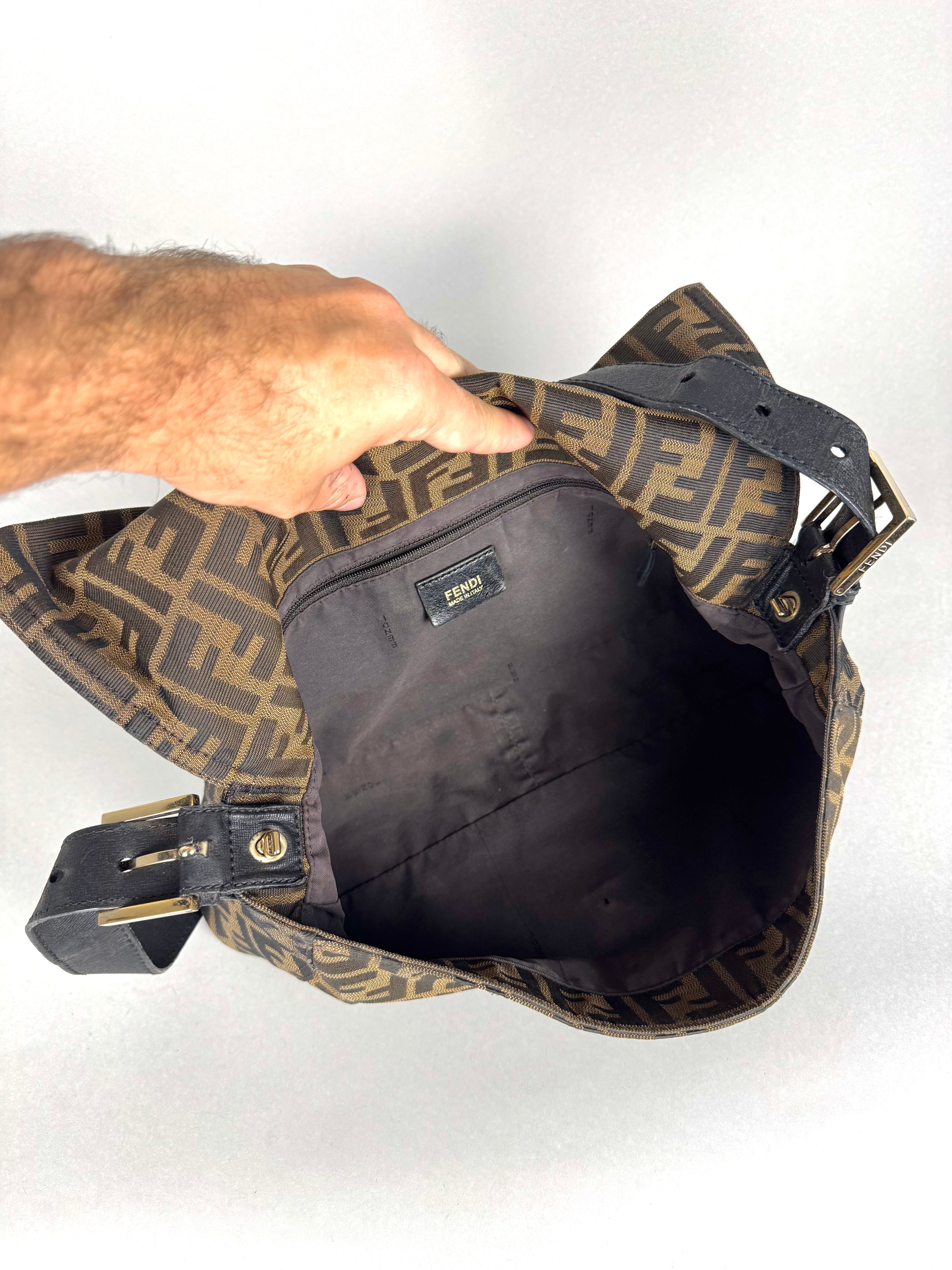 Fendi Maxi Monogram Zucca Baguette