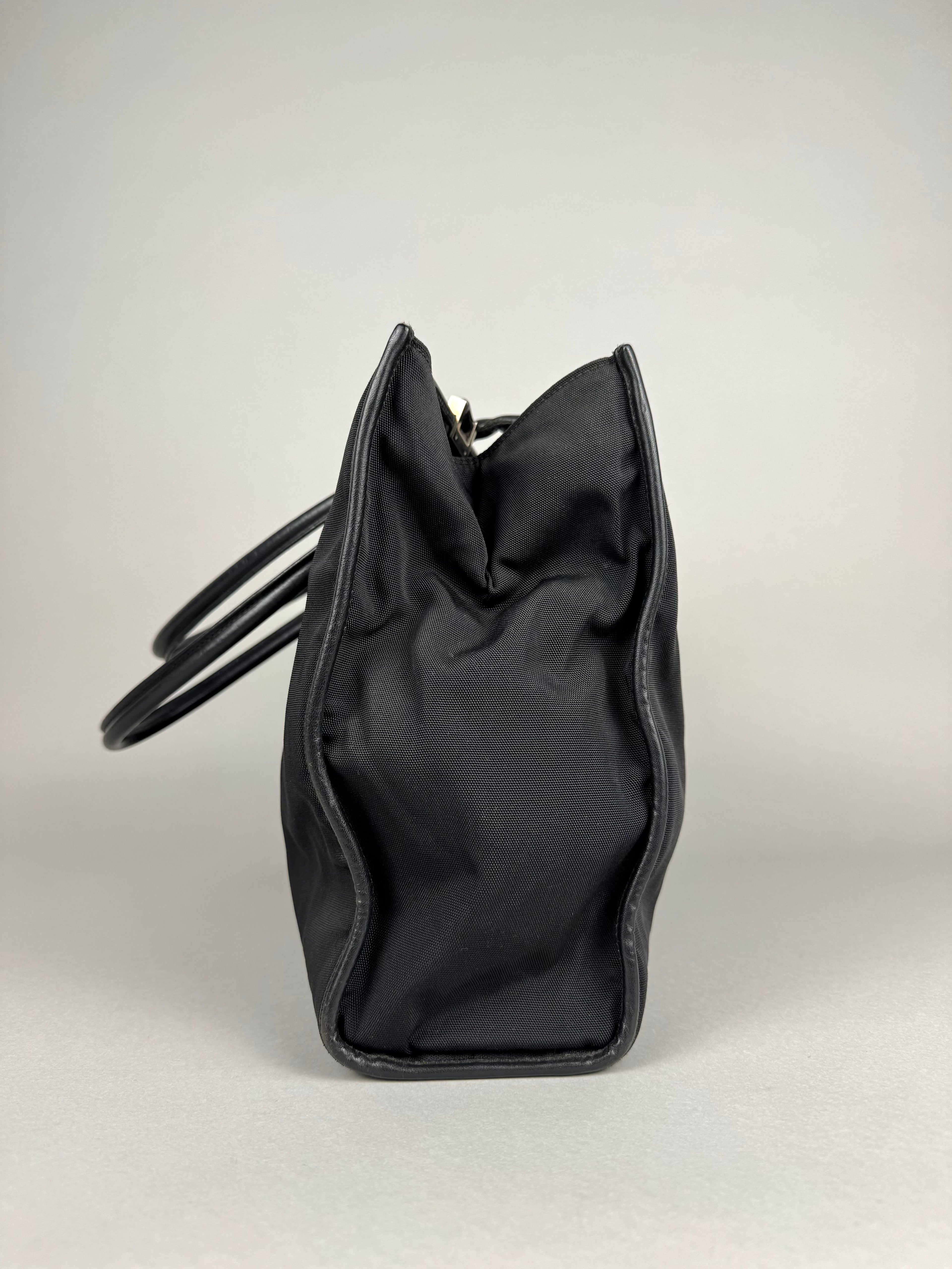 Gucci Jackie Black Cloth Tote