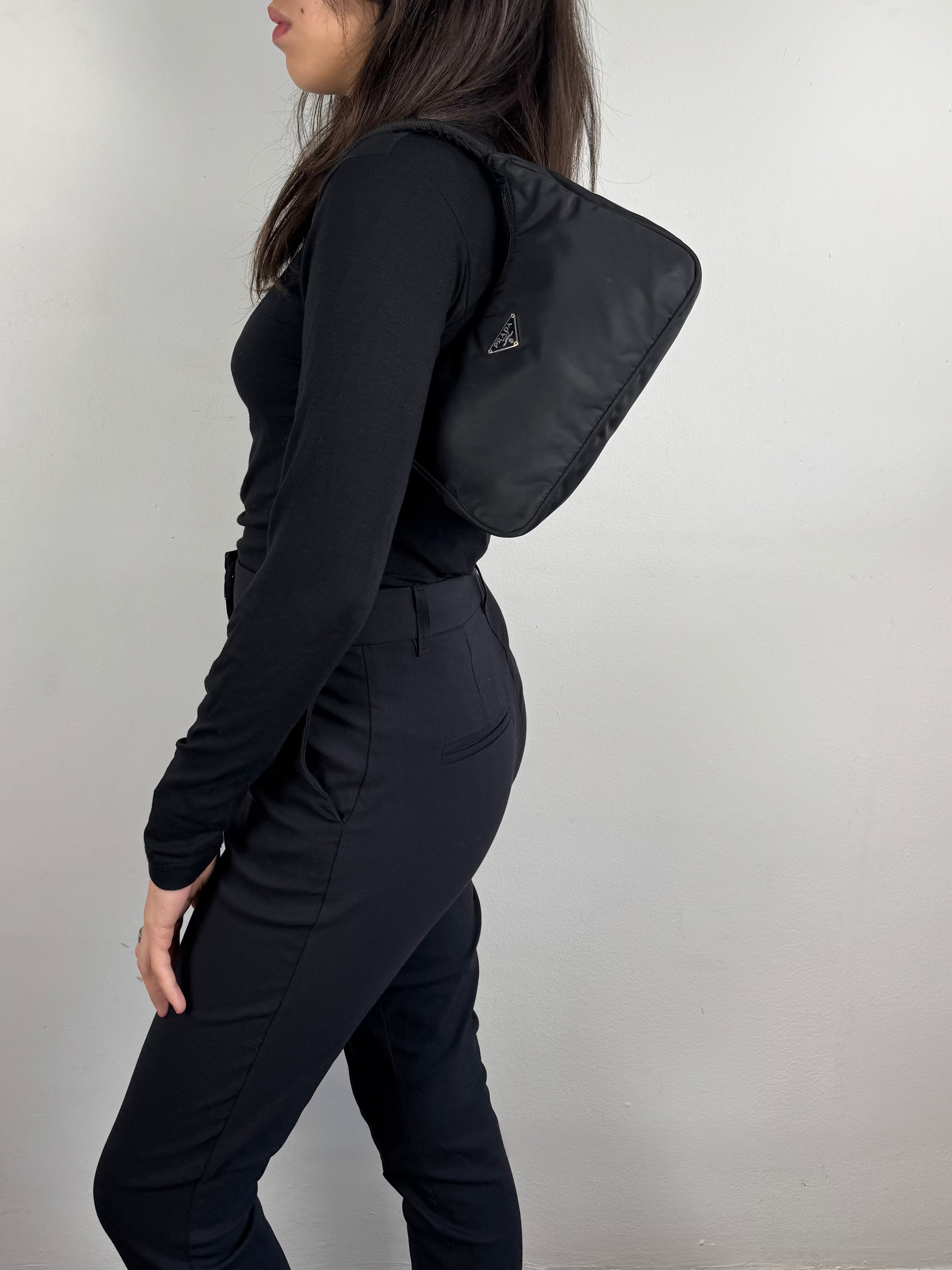 Prada Nylon Black Hobo