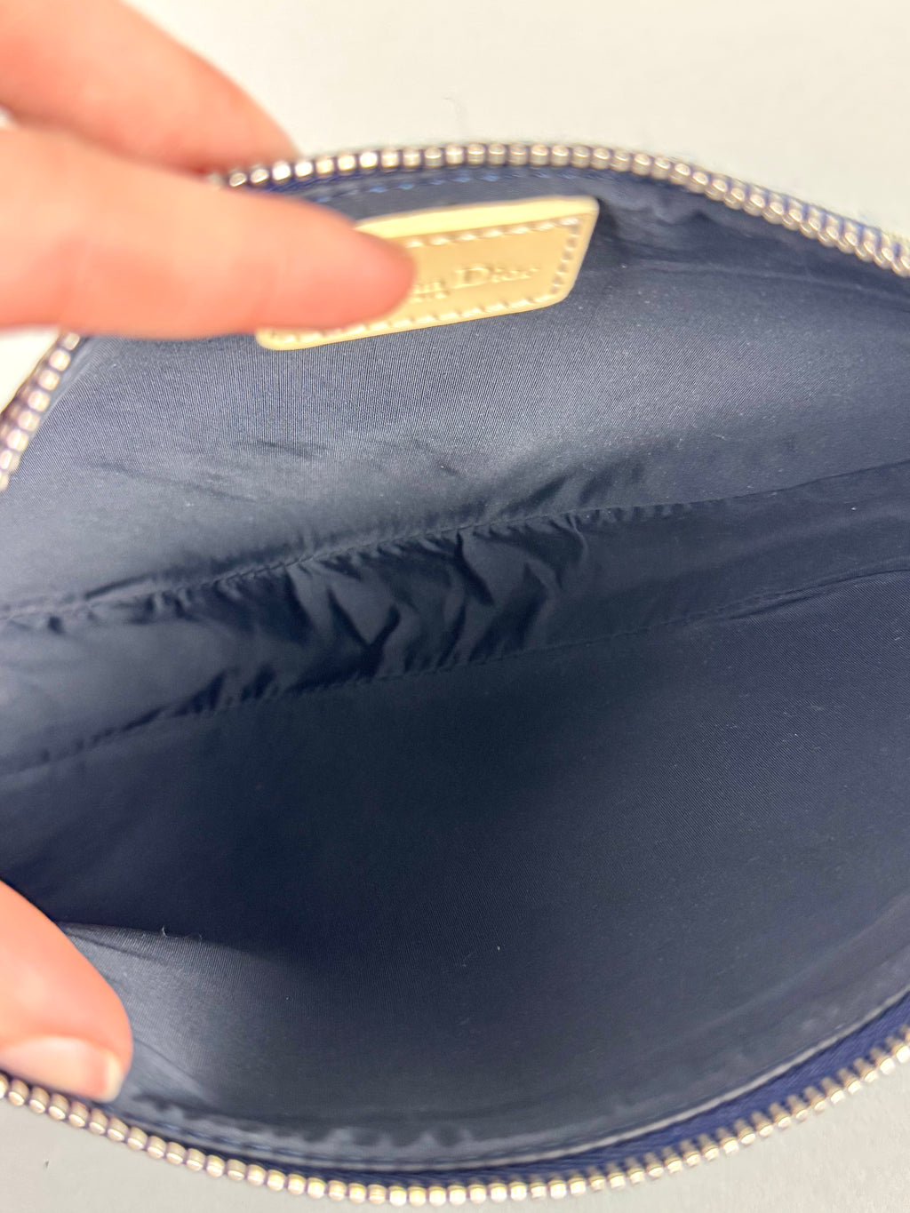 Christian Dior Monogram Mini Saddle Oblique Blue