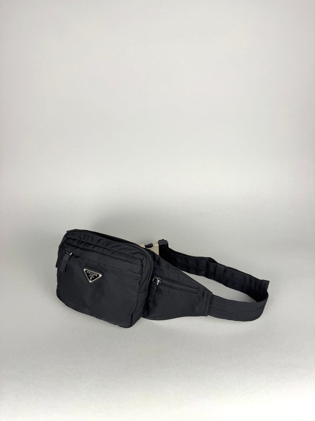 Prada Montagna Nylon Black Belt Pochete