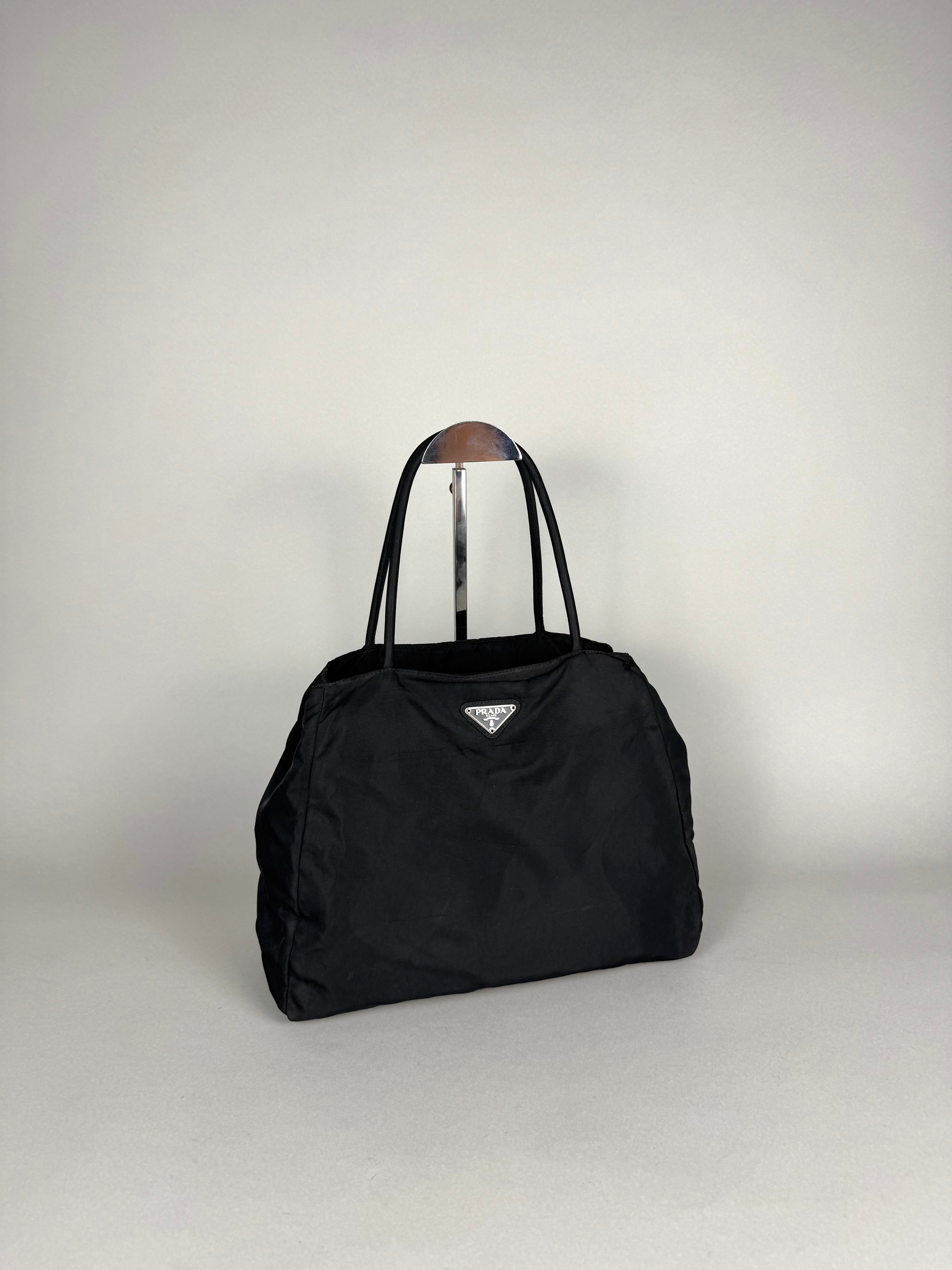 Prada Nylon Black Tote