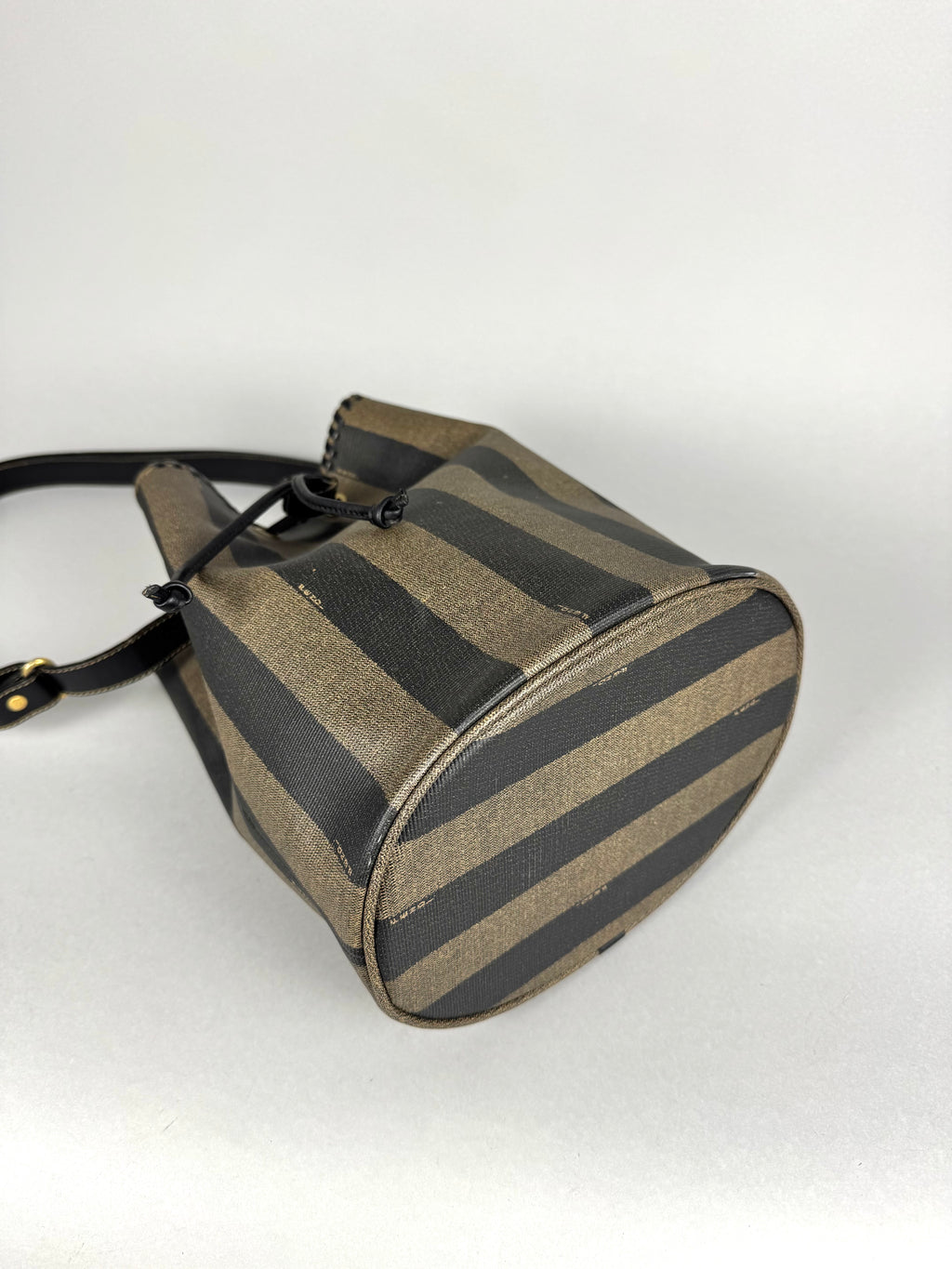 Fendi Jacquard Pequin Bucket