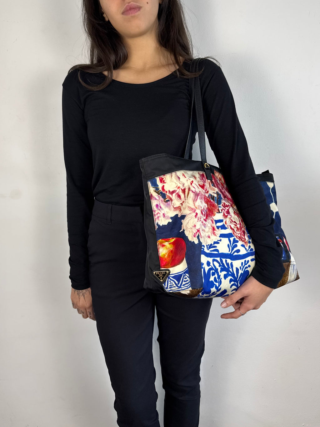 Prada Fructidor Nylon Tote Bag