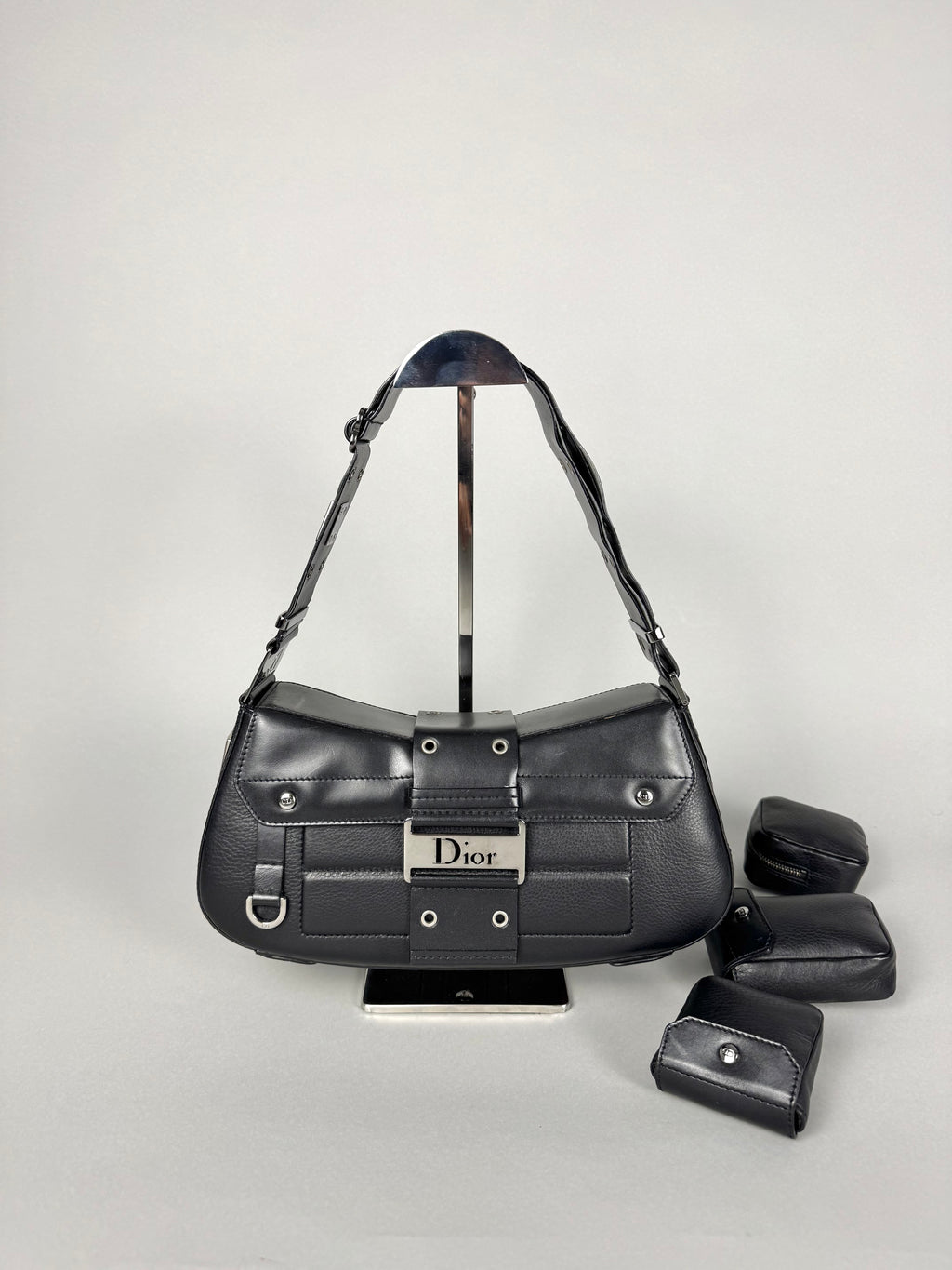Christian Dior Street Chic Columbus Black Leather
