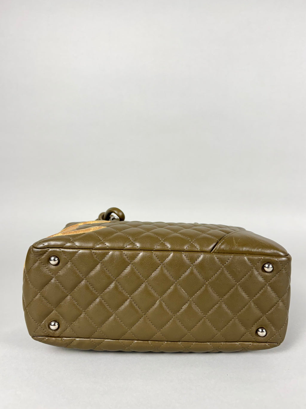 Chanel Ligne Cambon Leather Bowler Bag in Python