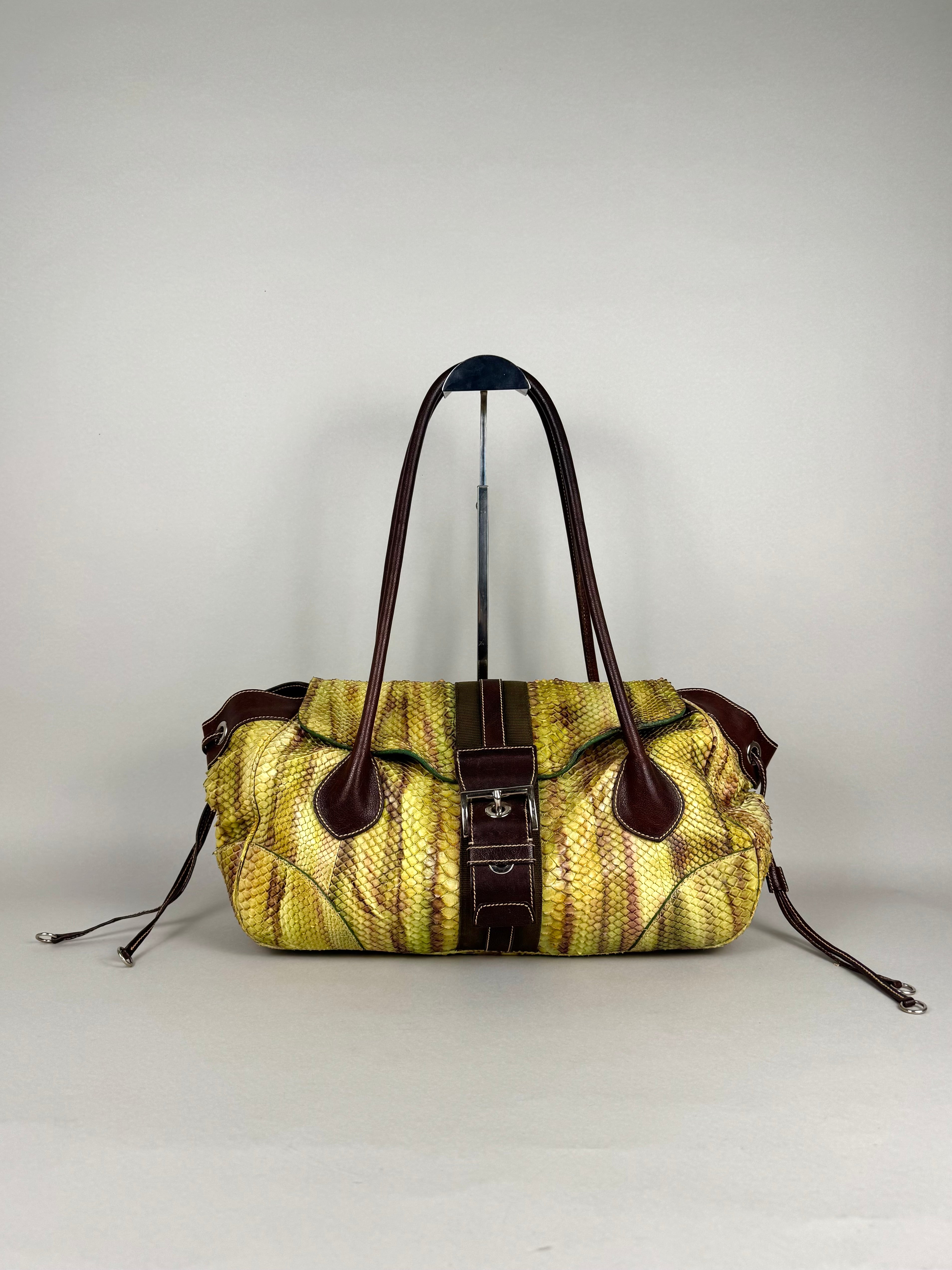 Prada Python Leather Shoulder