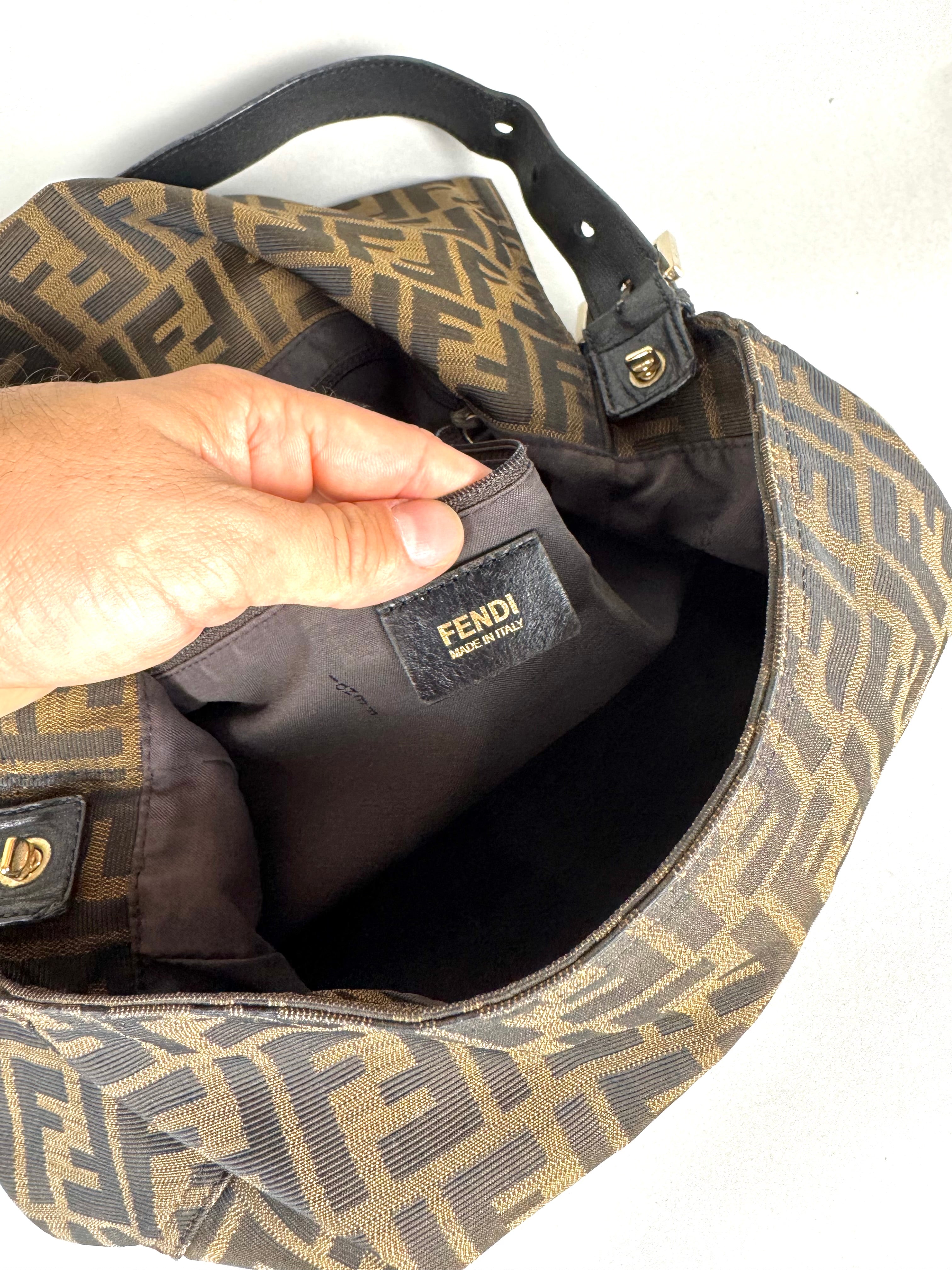 Fendi Maxi Monogram Zucca Baguette