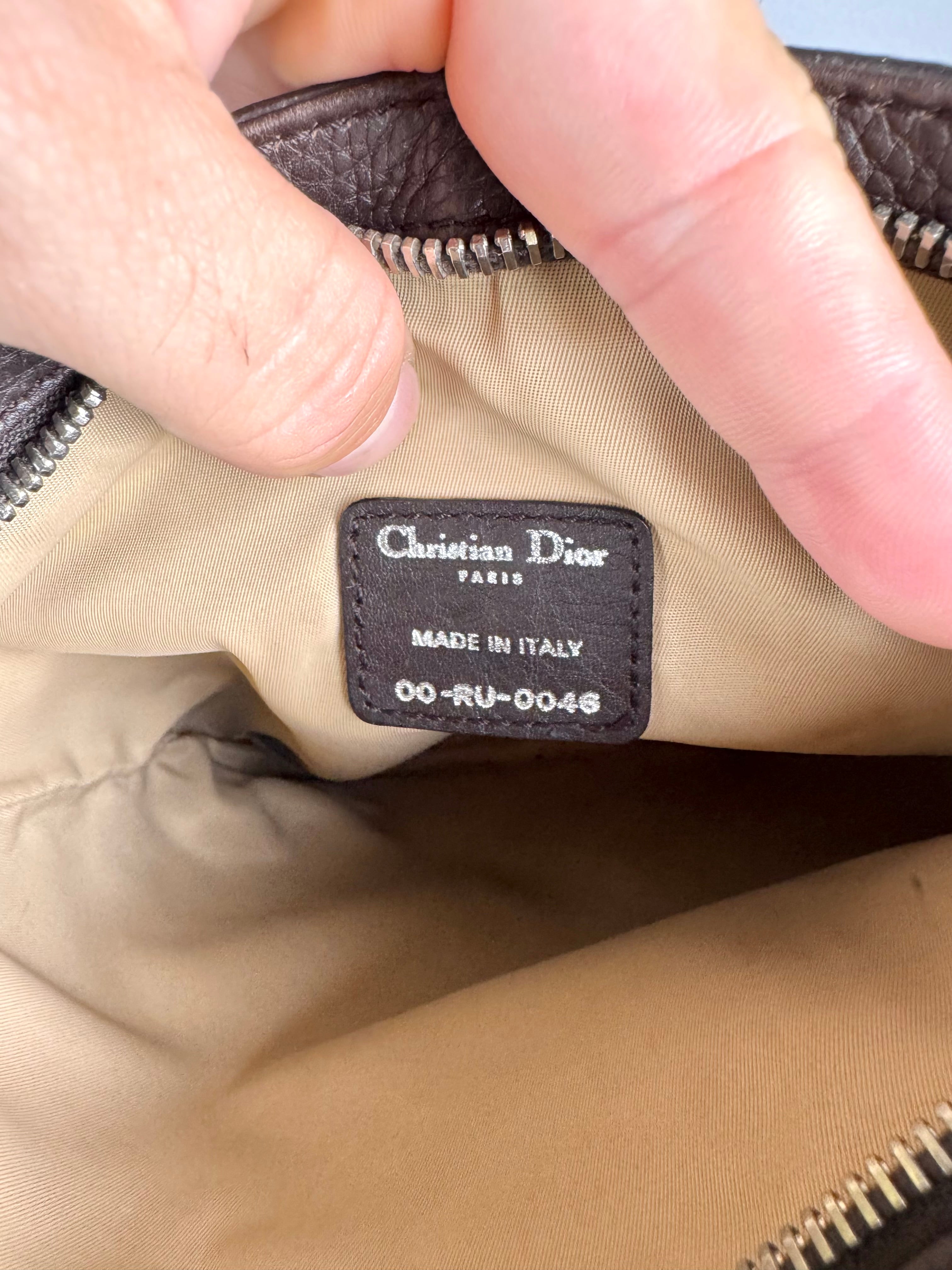 Christian Dior Trotter Street Chic Monogram Beige Brown Crossbody