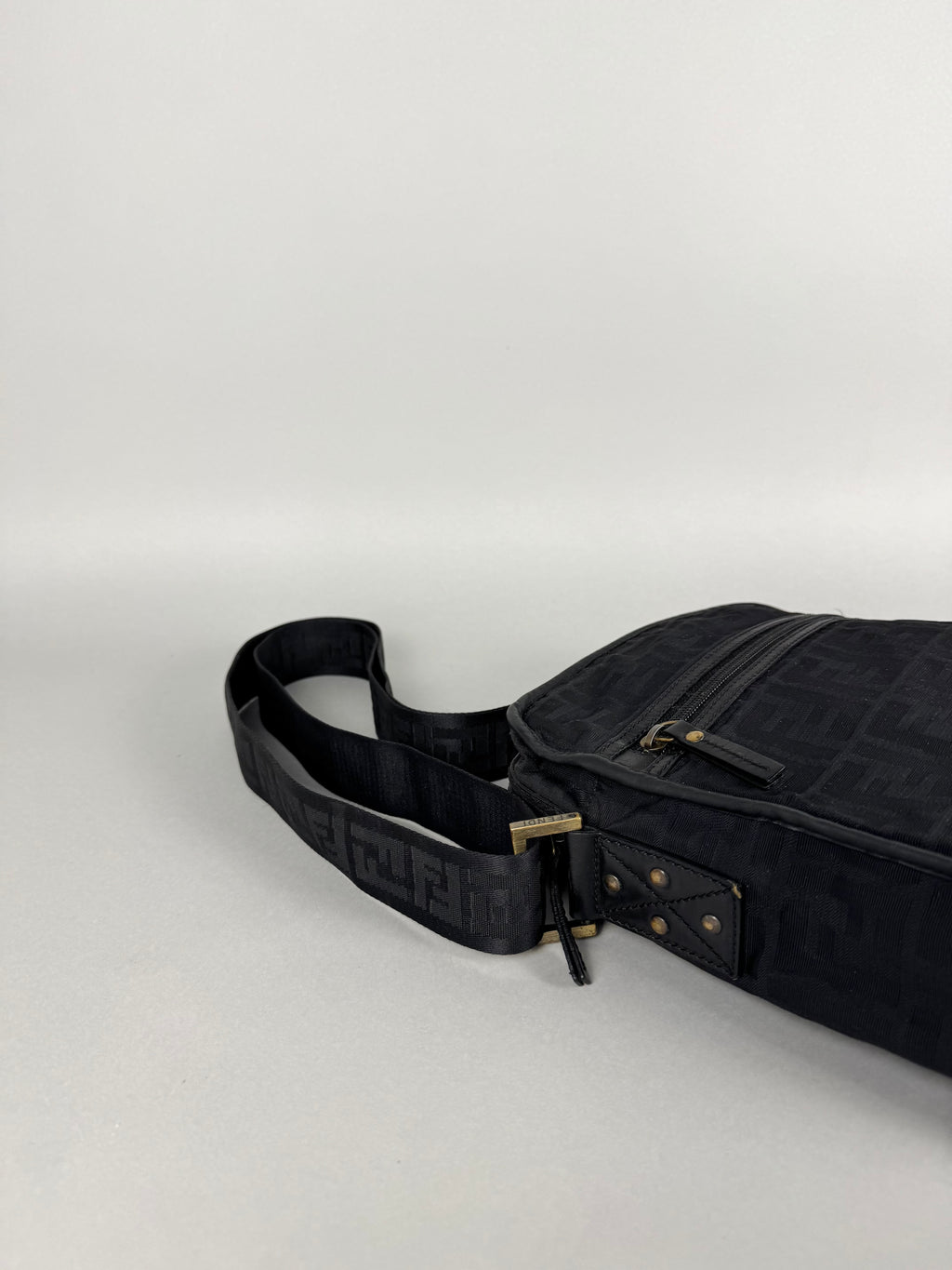 Fendi Monogram Black Crossbody