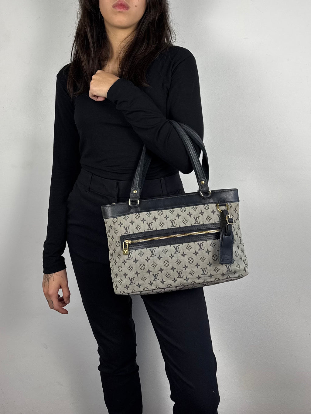Louis Vuitton Monogram Mini Lin Lucille PM