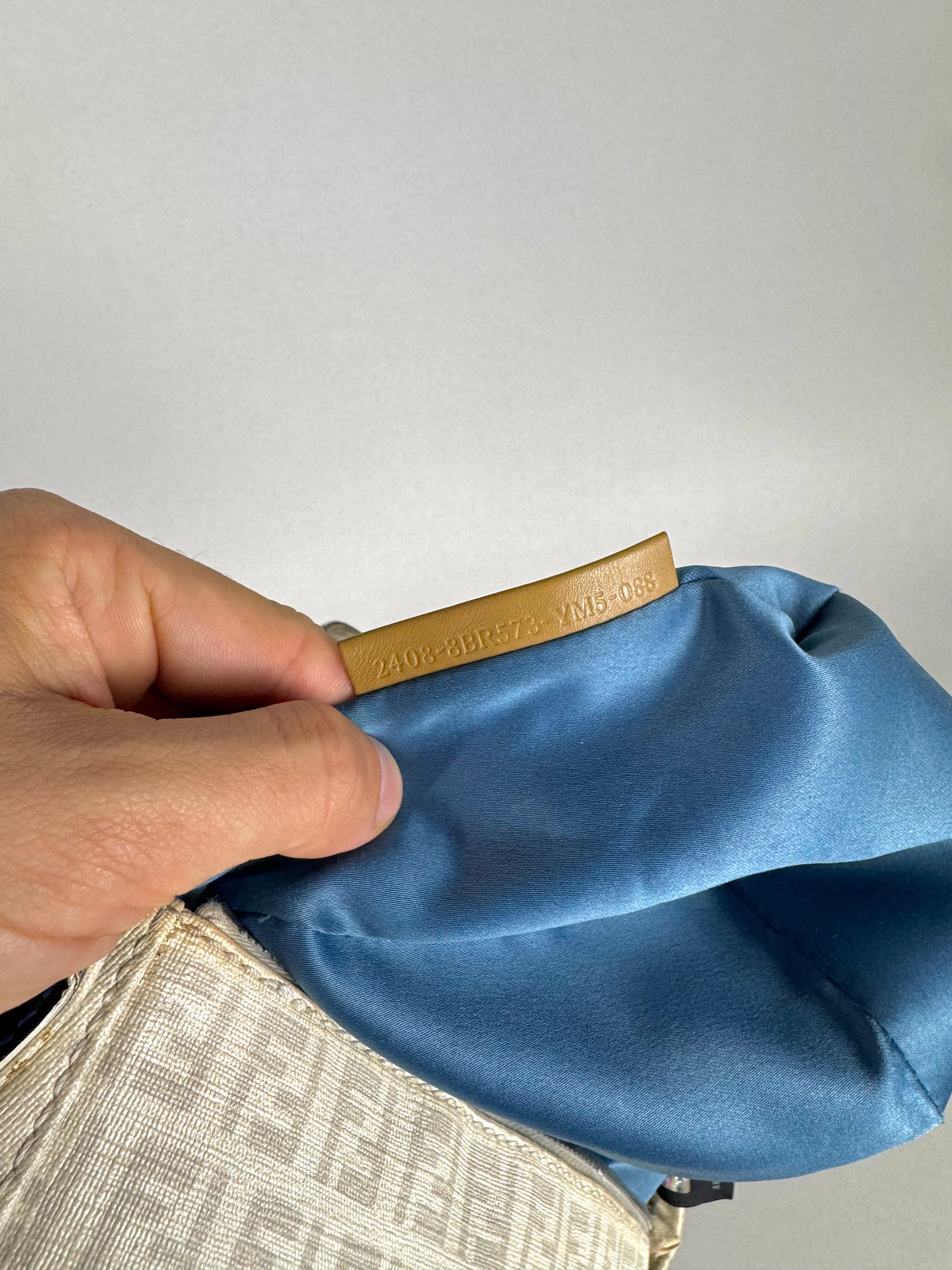 Fendi Monogram White Pochette
