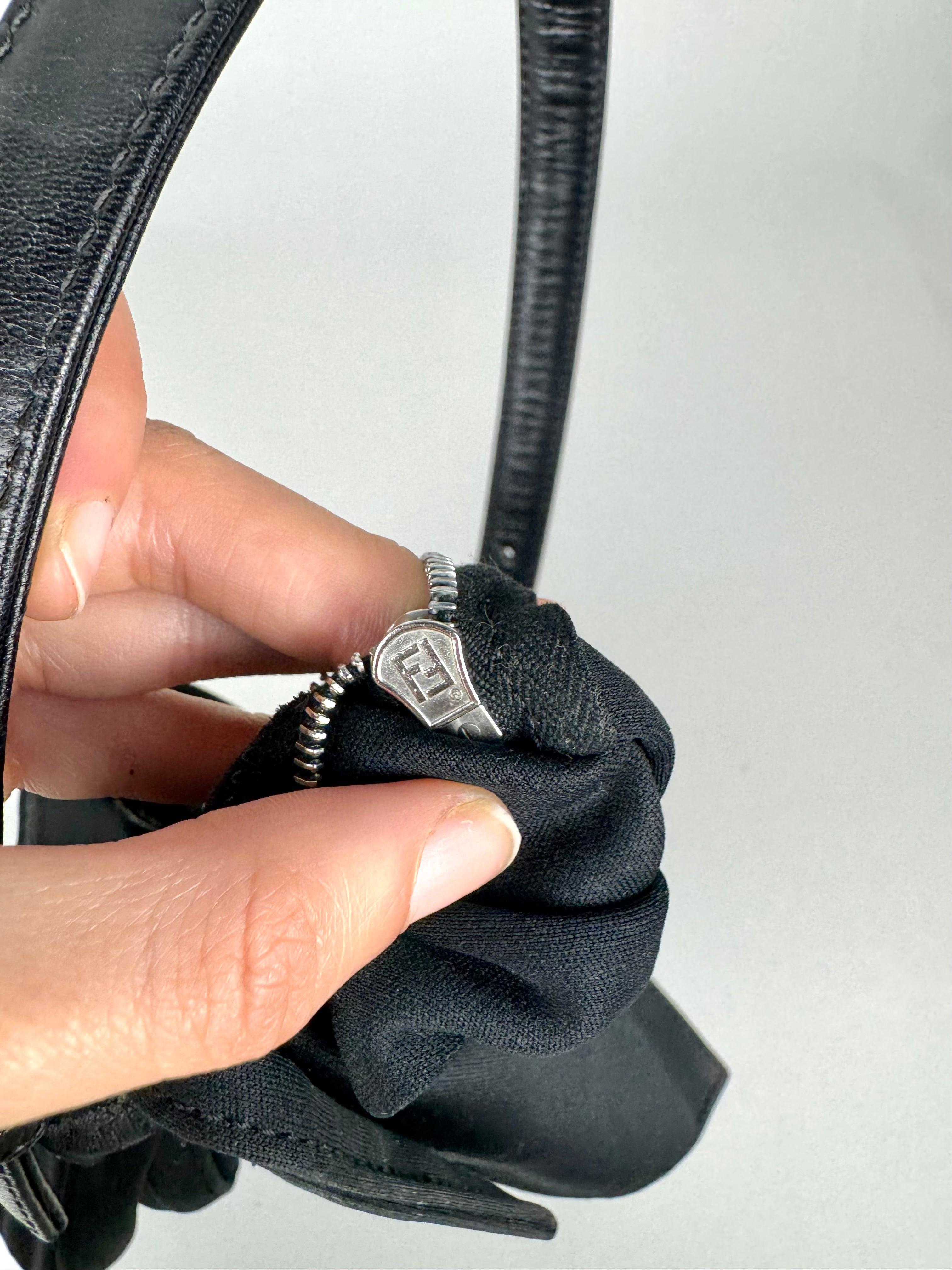 Fendi Baguette Nylon Black