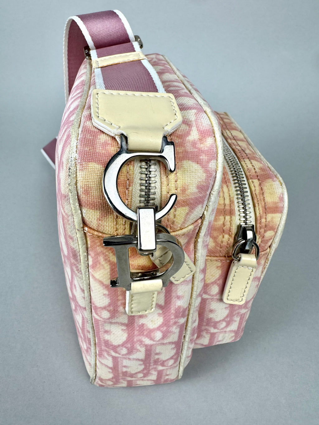 Christian Dior Girly Pink Monogram Trotter Crossbody