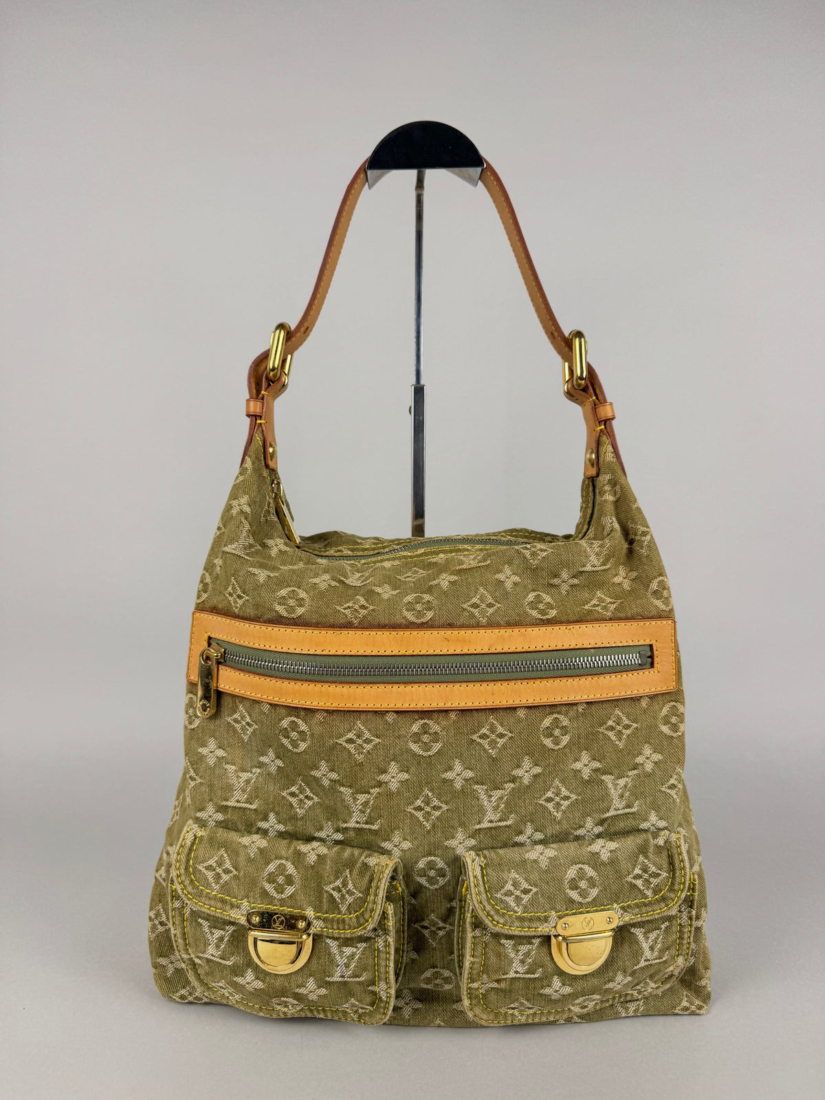 Louis Vuitton Denim Green Baggy GM