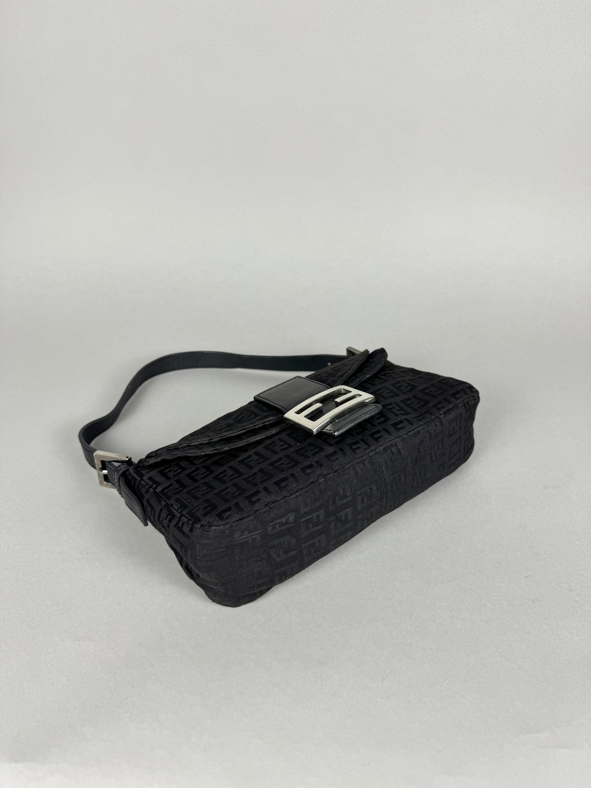 Fendi Baguette Monogram Black