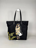 Prada Robot Nylon Black Tote
