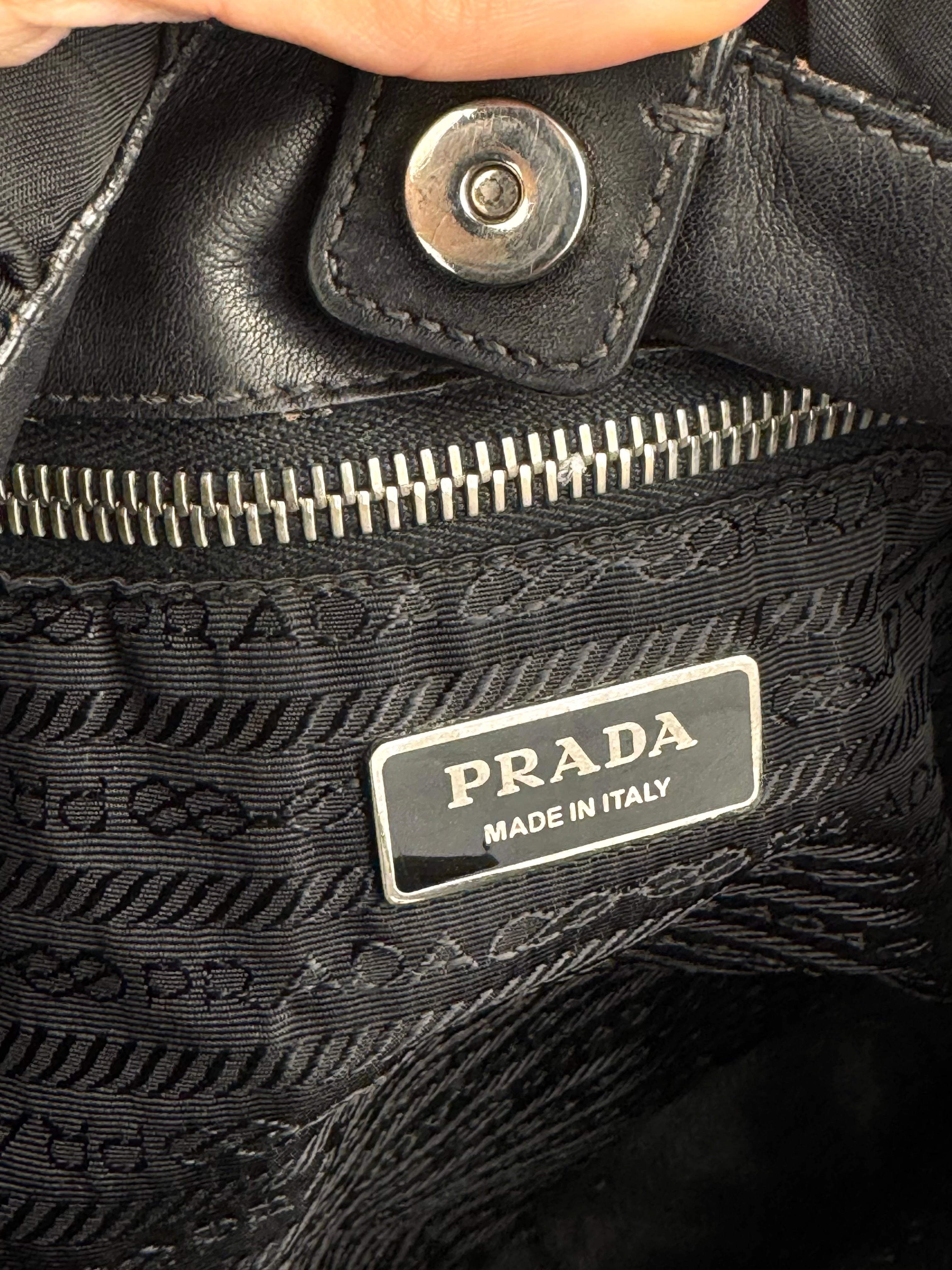 Prada Nappa Gaufre Black Nylon