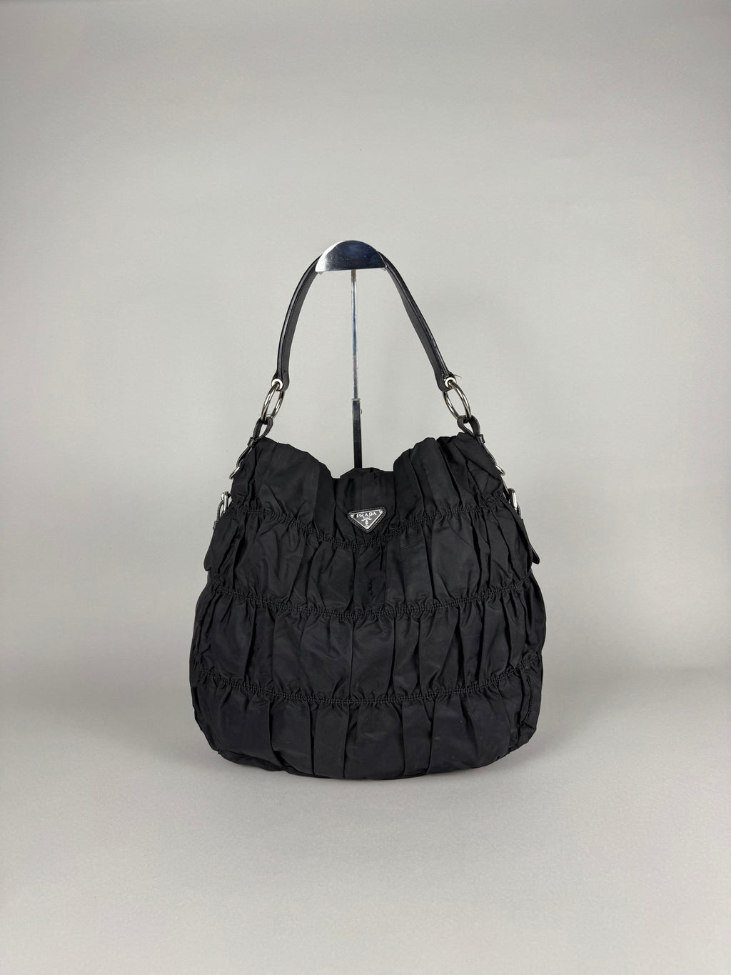 Prada Nappa Gaufre Black Nylon