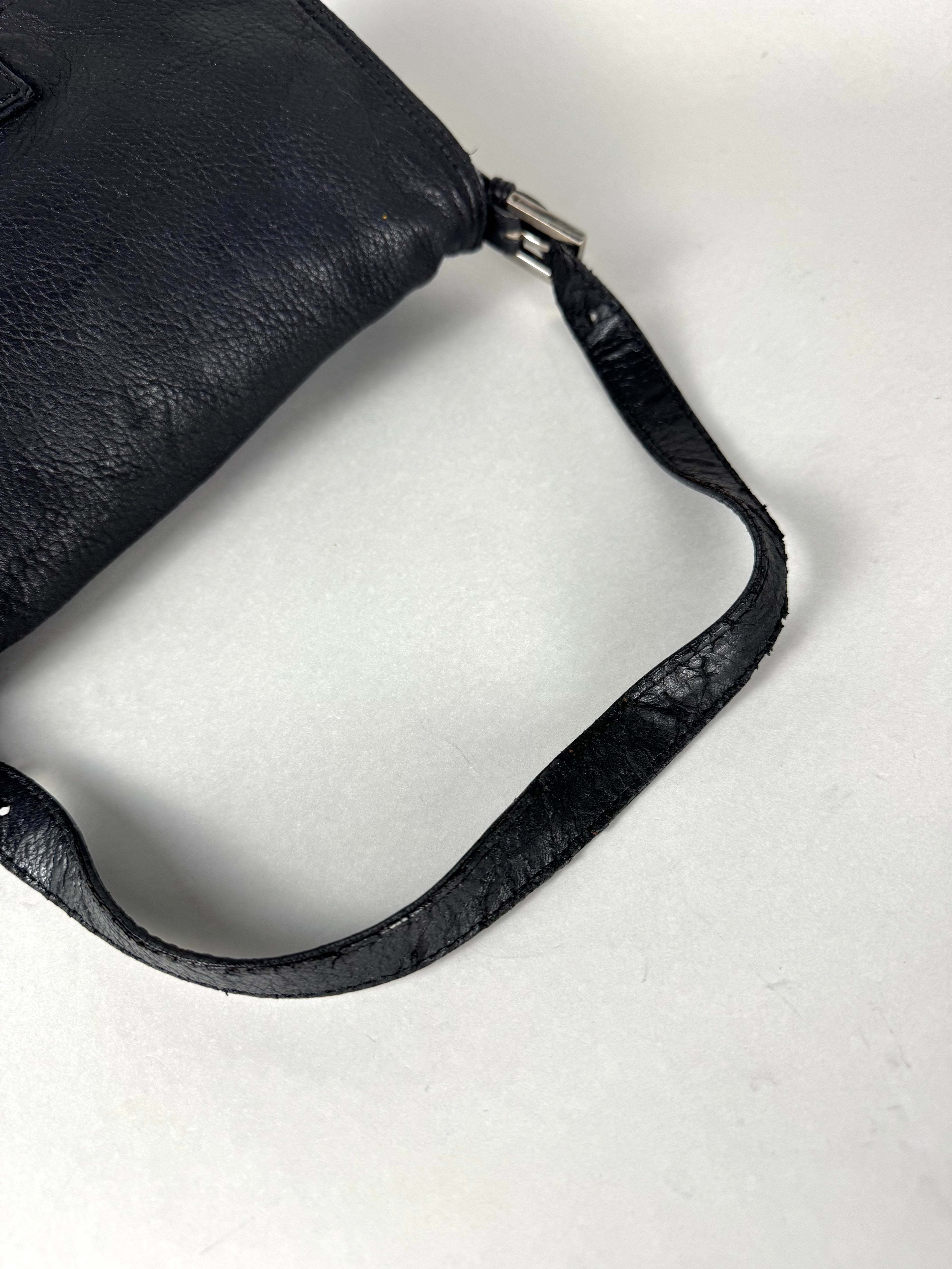 Fendi Mama Baguette Black Leather