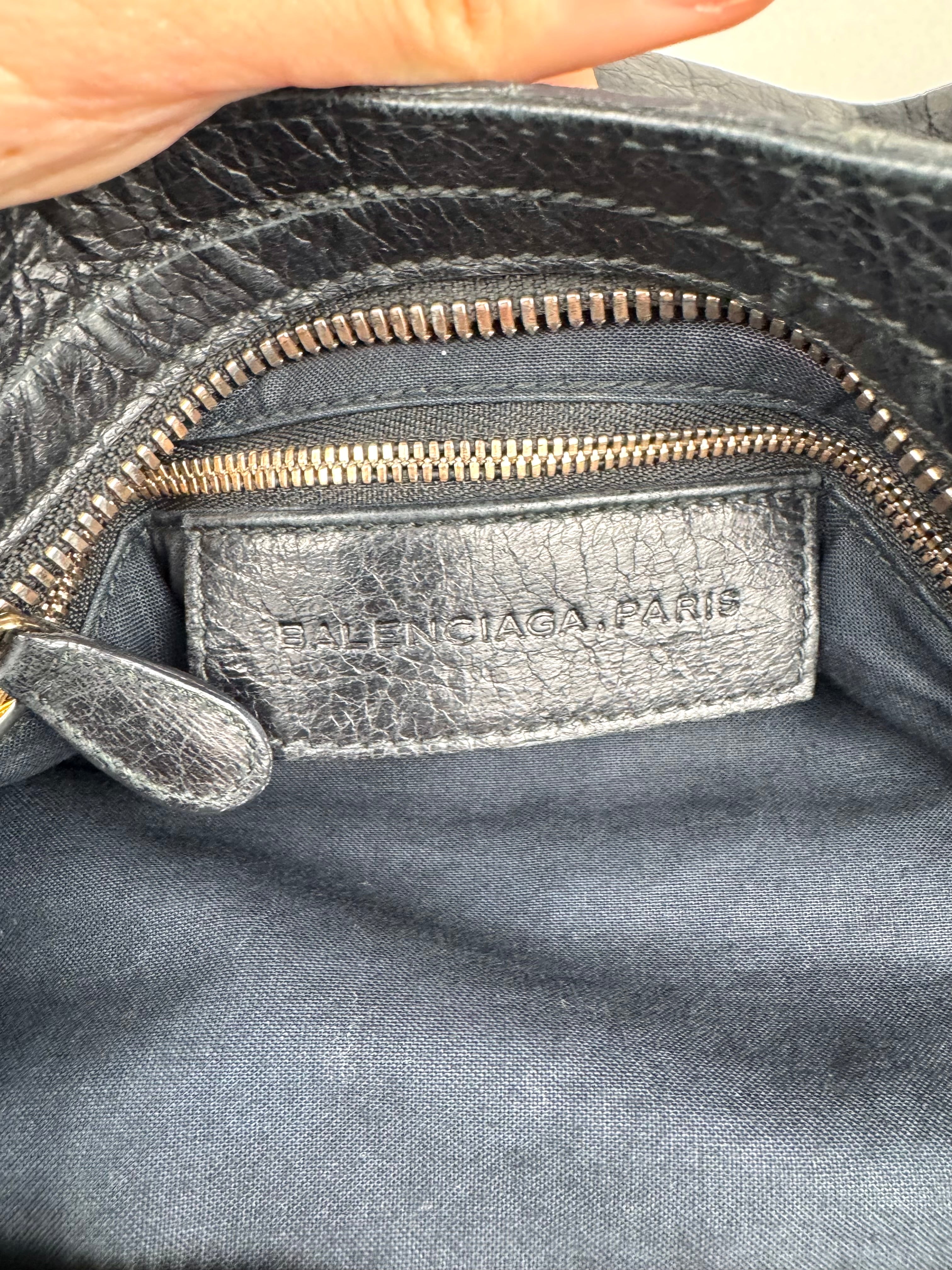 Balenciaga City Black Leather