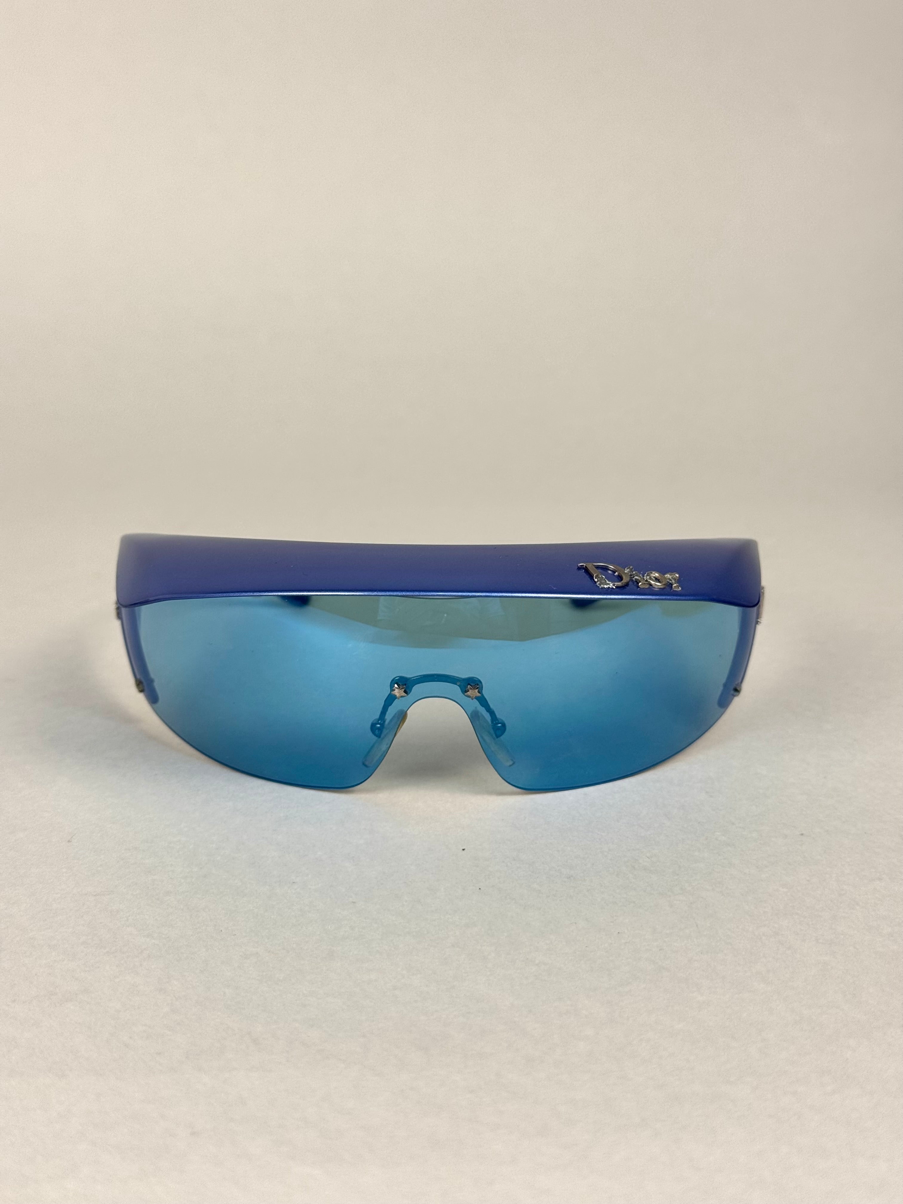 Christian Dior Golf Visor Blue Sunglasses